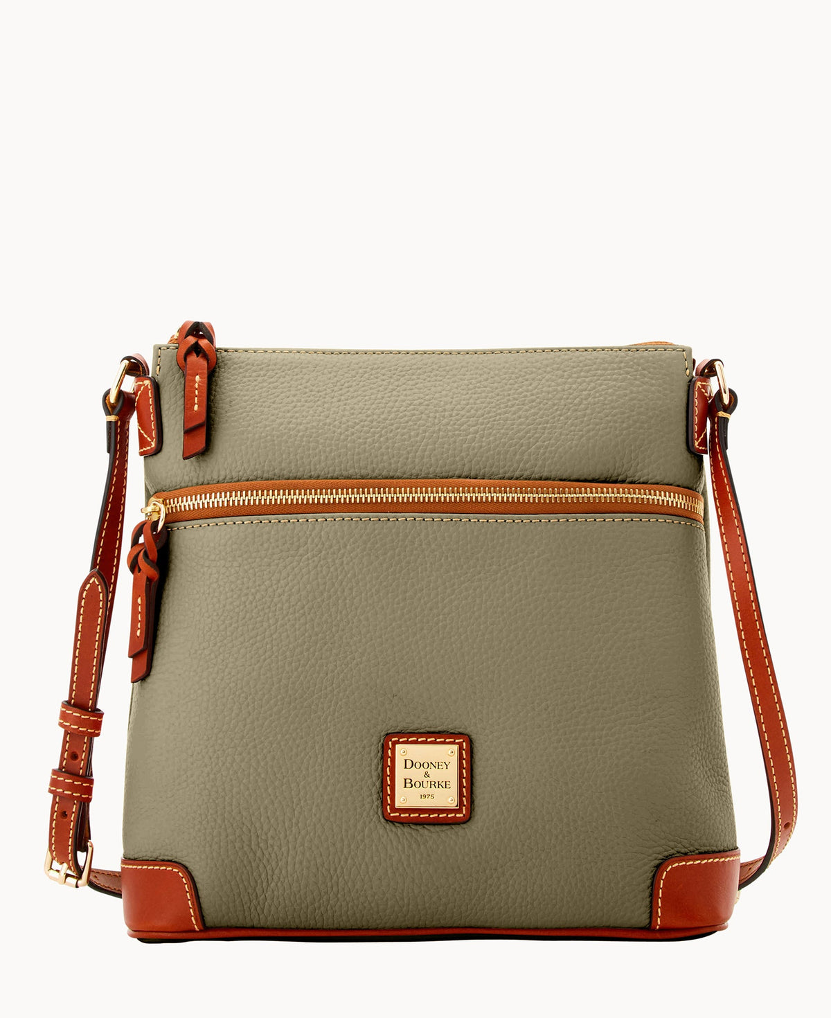 Pebble Grain Crossbody - Smoke