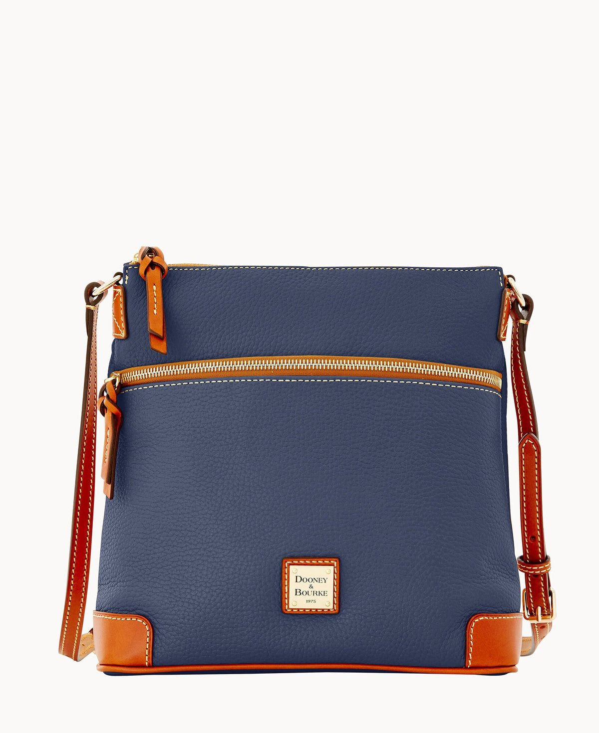 Pebble Grain Crossbody - Steel Blue