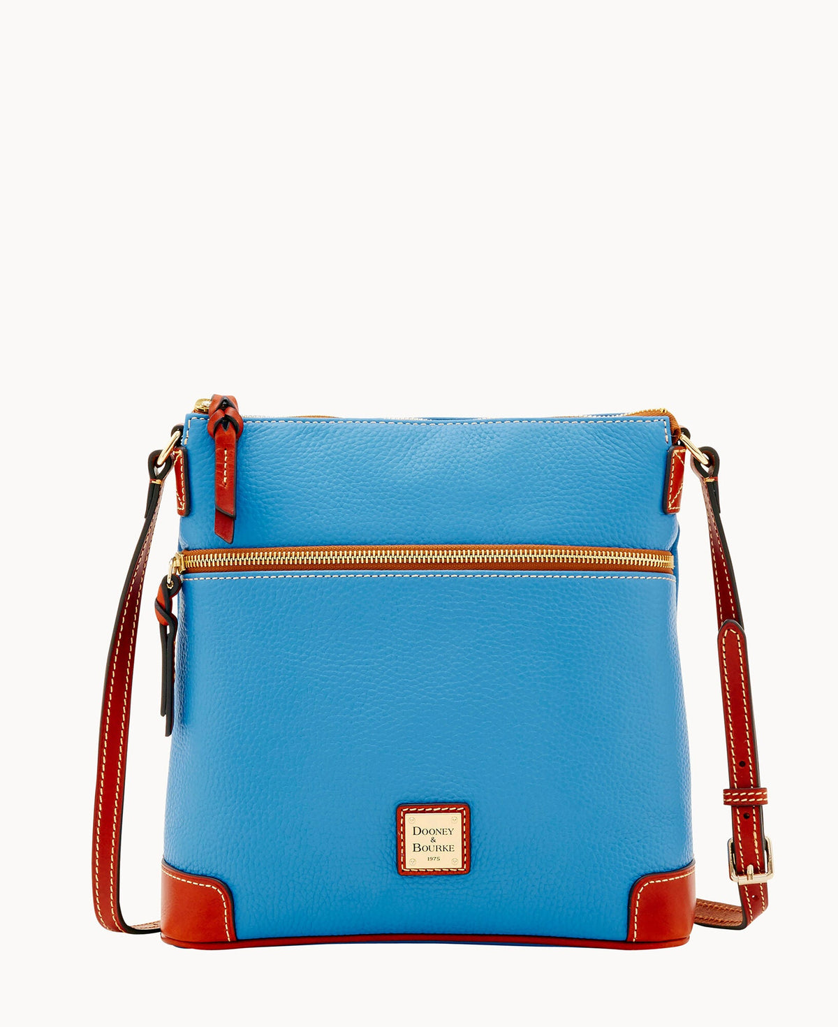 Pebble Grain Crossbody - Azure