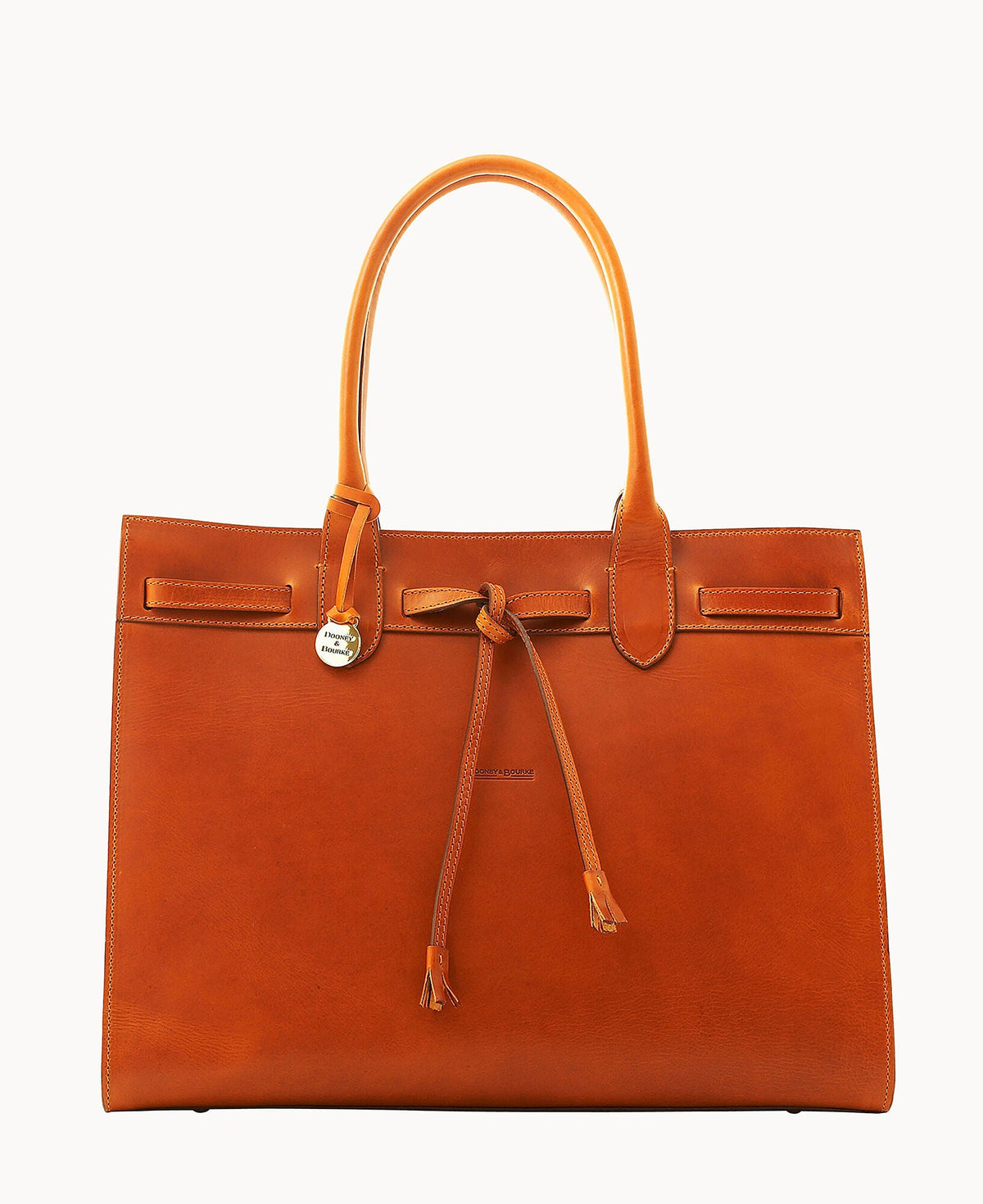 Alto Large Tassel Bag - Saddle
