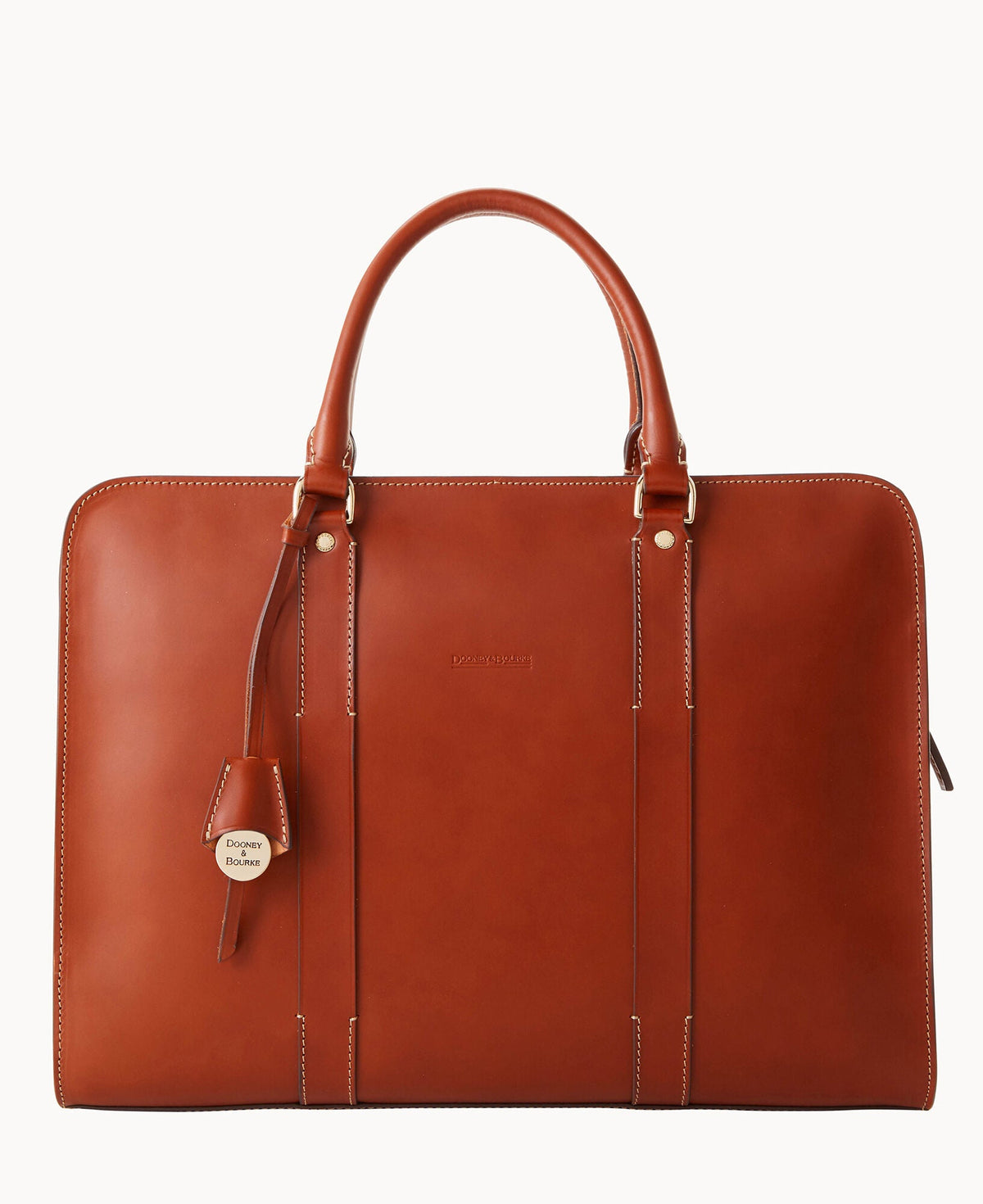 Alto Bradley Briefcase - Saddle