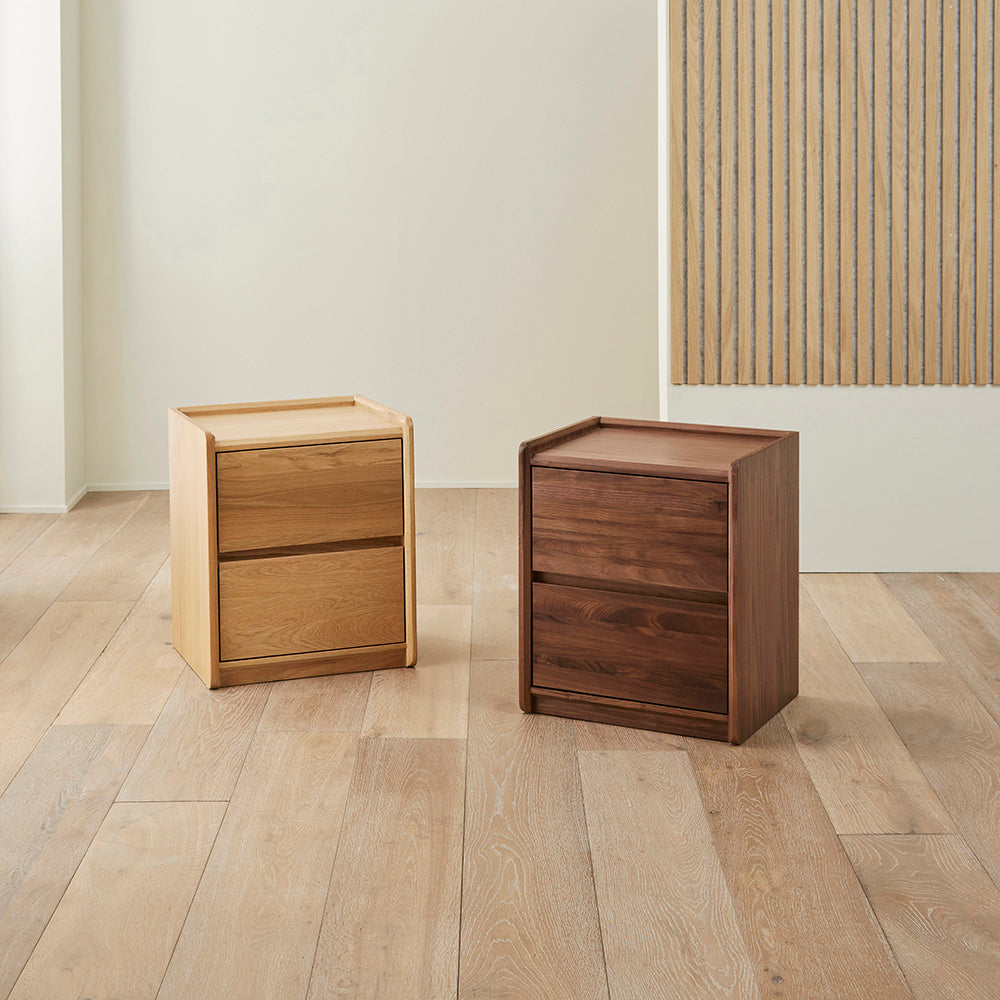Beckett Oak Bedside Table - Image 12