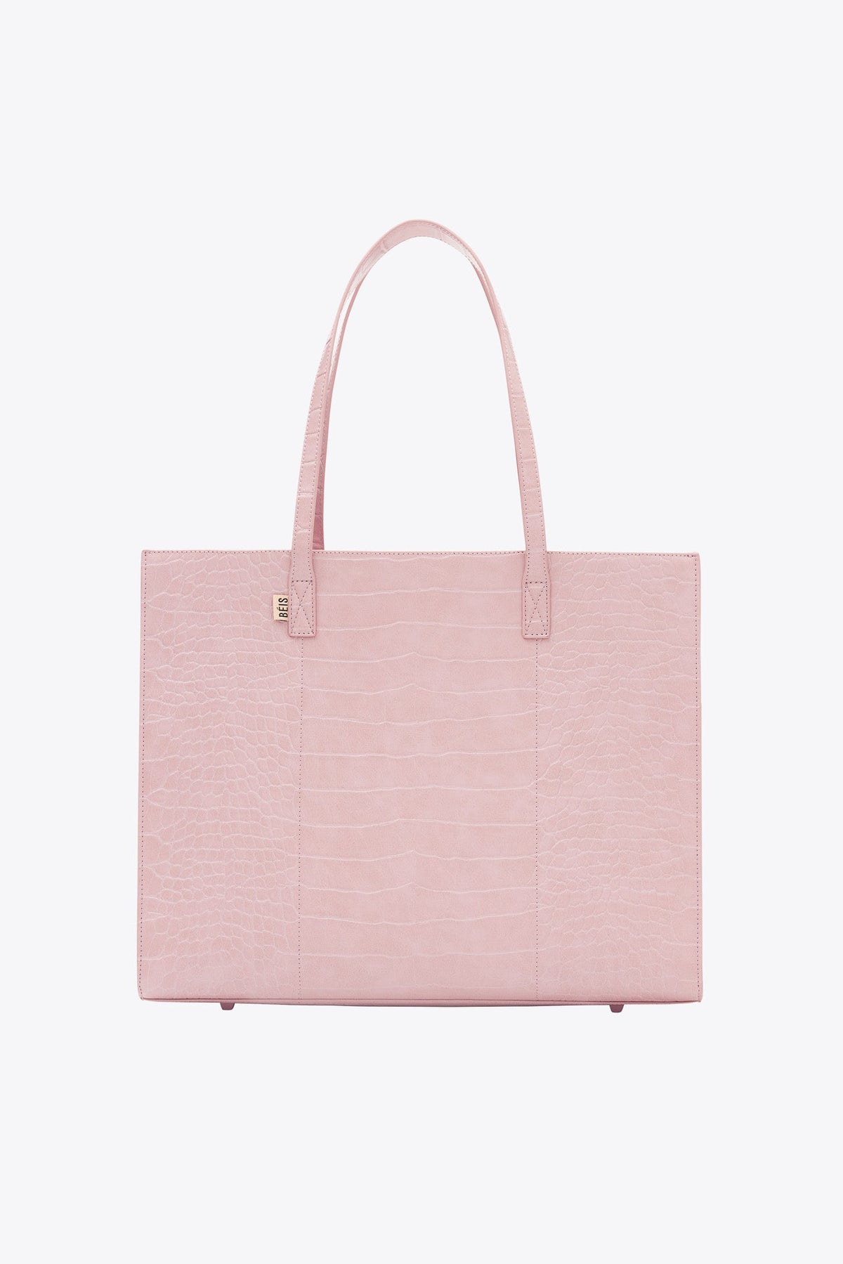 Resale The Large Work Tote in Atlas Pink Croc - Image 10