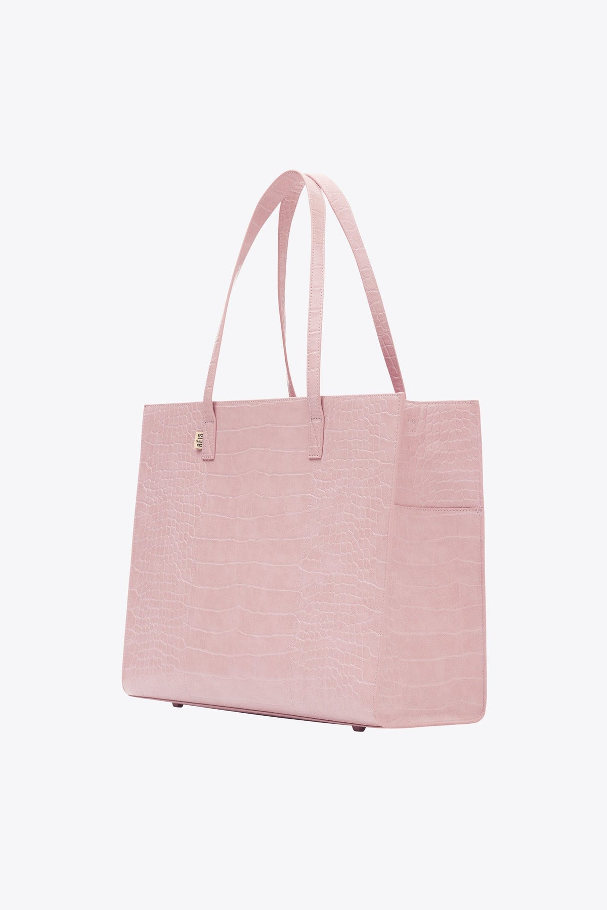 Resale The Large Work Tote in Atlas Pink Croc - Image 2