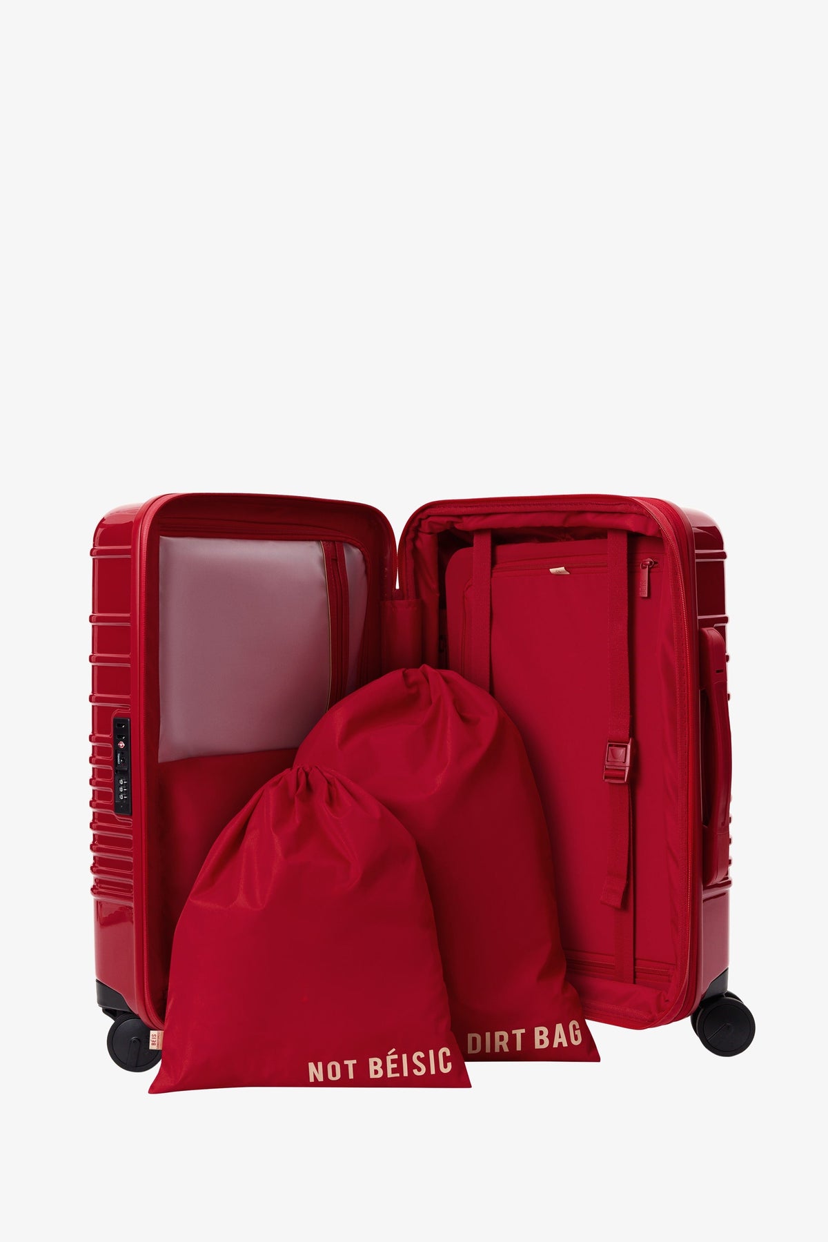 The Carry-On Roller in Text Me Red - Image 4