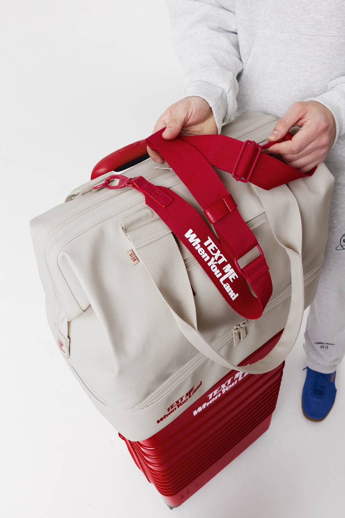 The Shoulder Strap in Text Me Red - Image 3