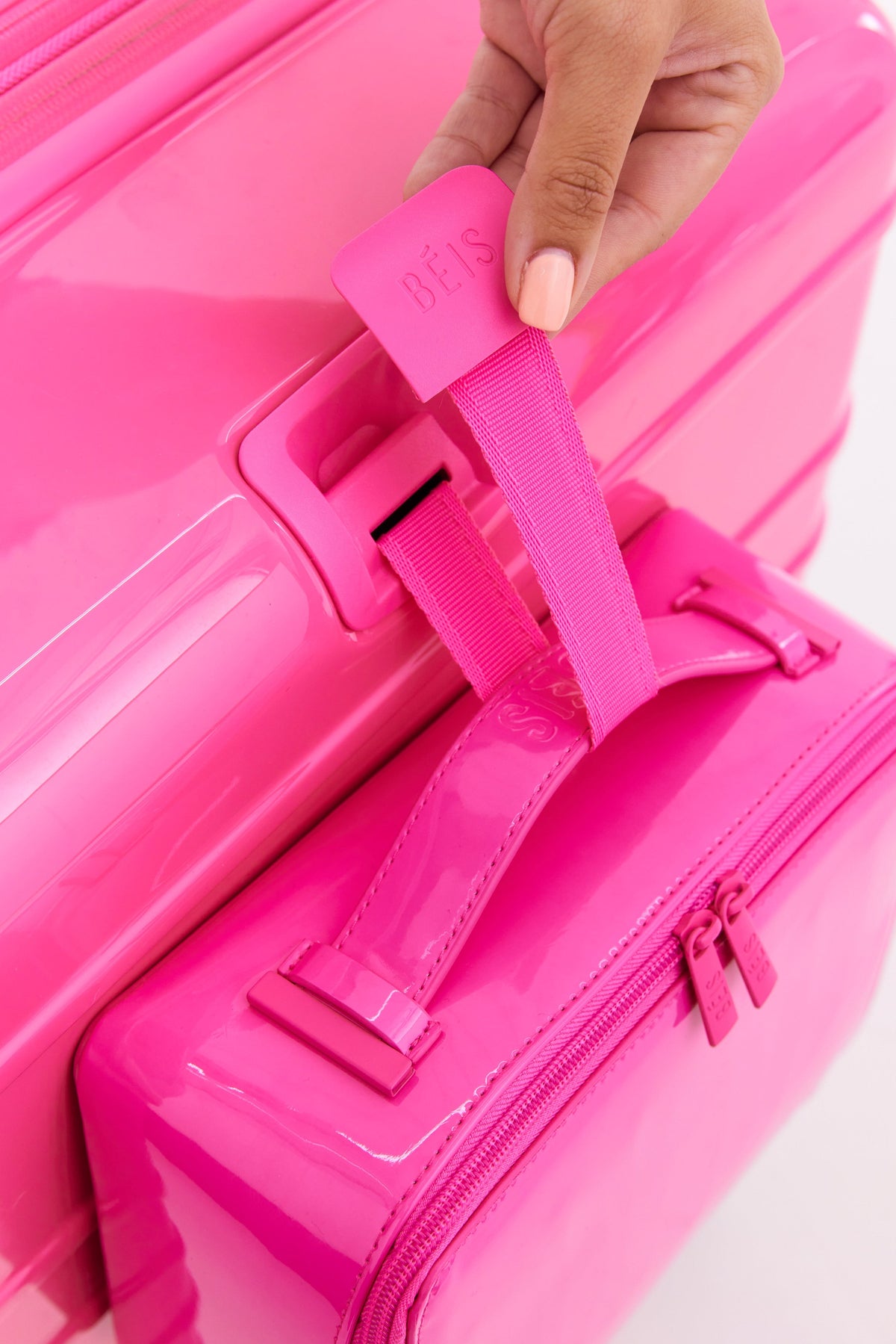 The Large Check-In Roller in Barbie™ Pink - Image 9