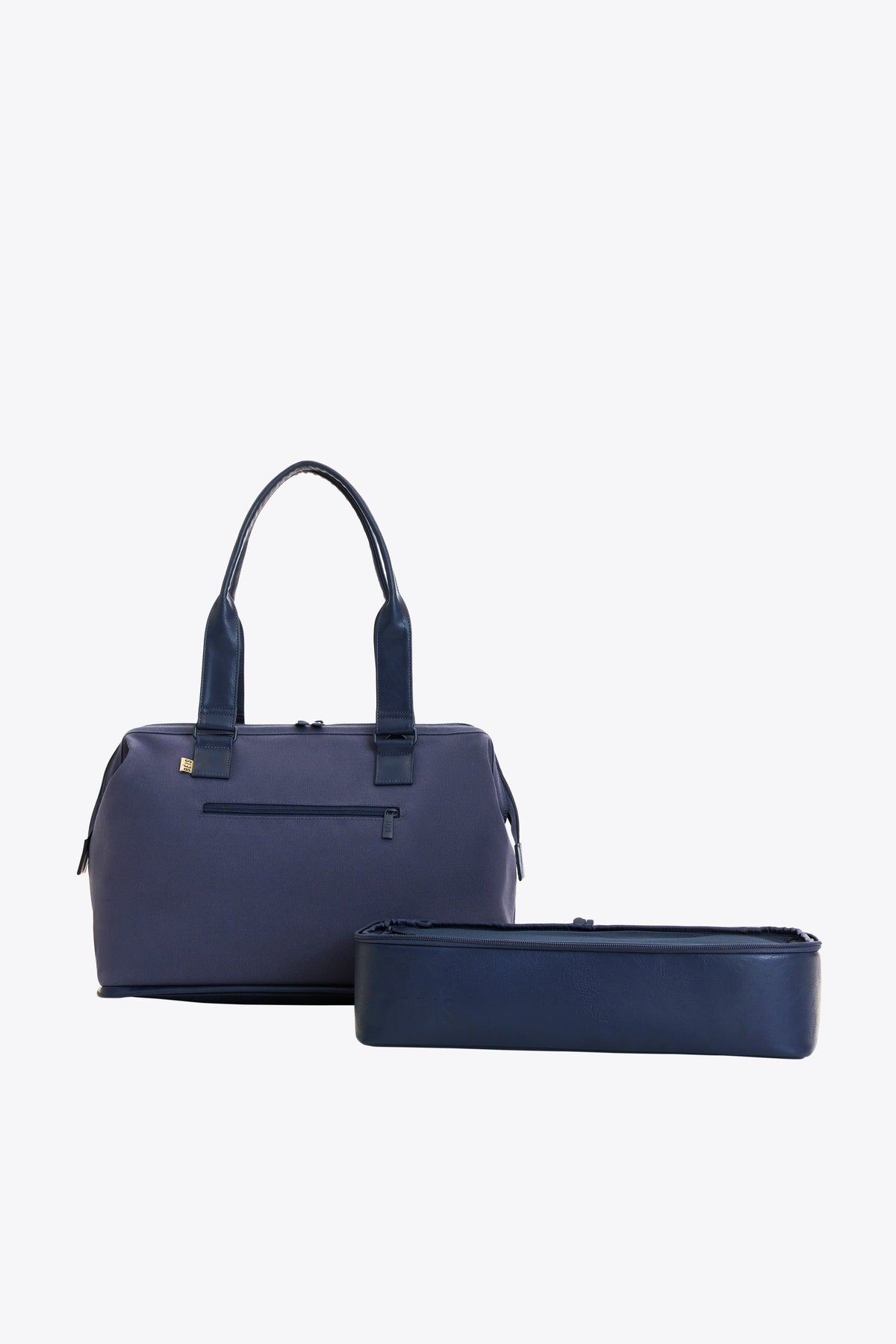 The Convertible Mini Weekender in Navy - Image 2