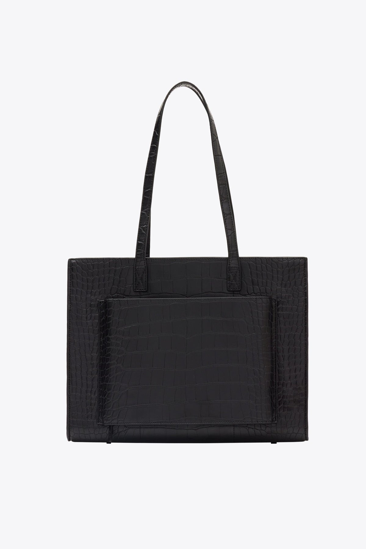Resale The Work Tote in Black Croc - Image 3