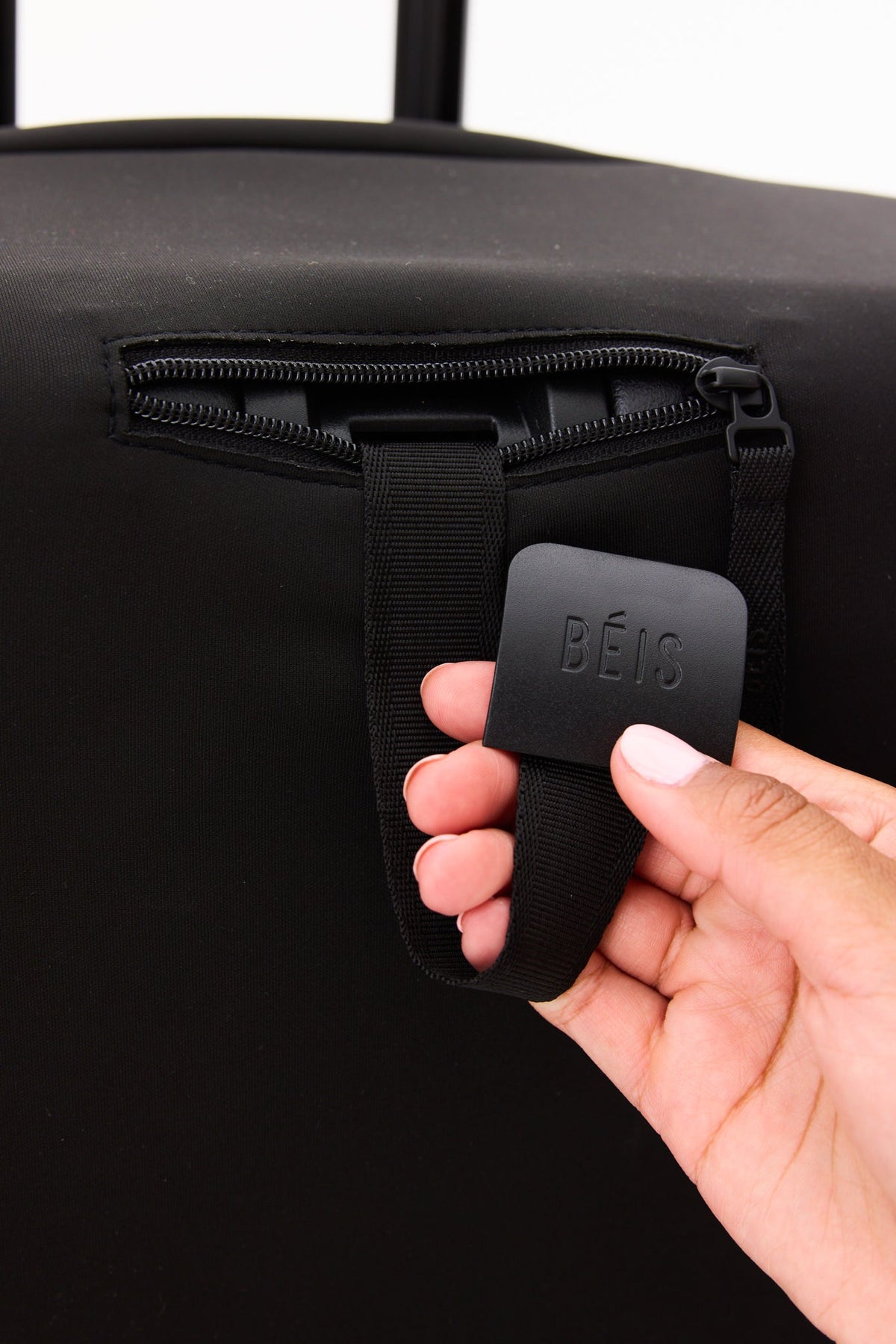 The Small Carry-On Luggage Cover in Black - Image 5