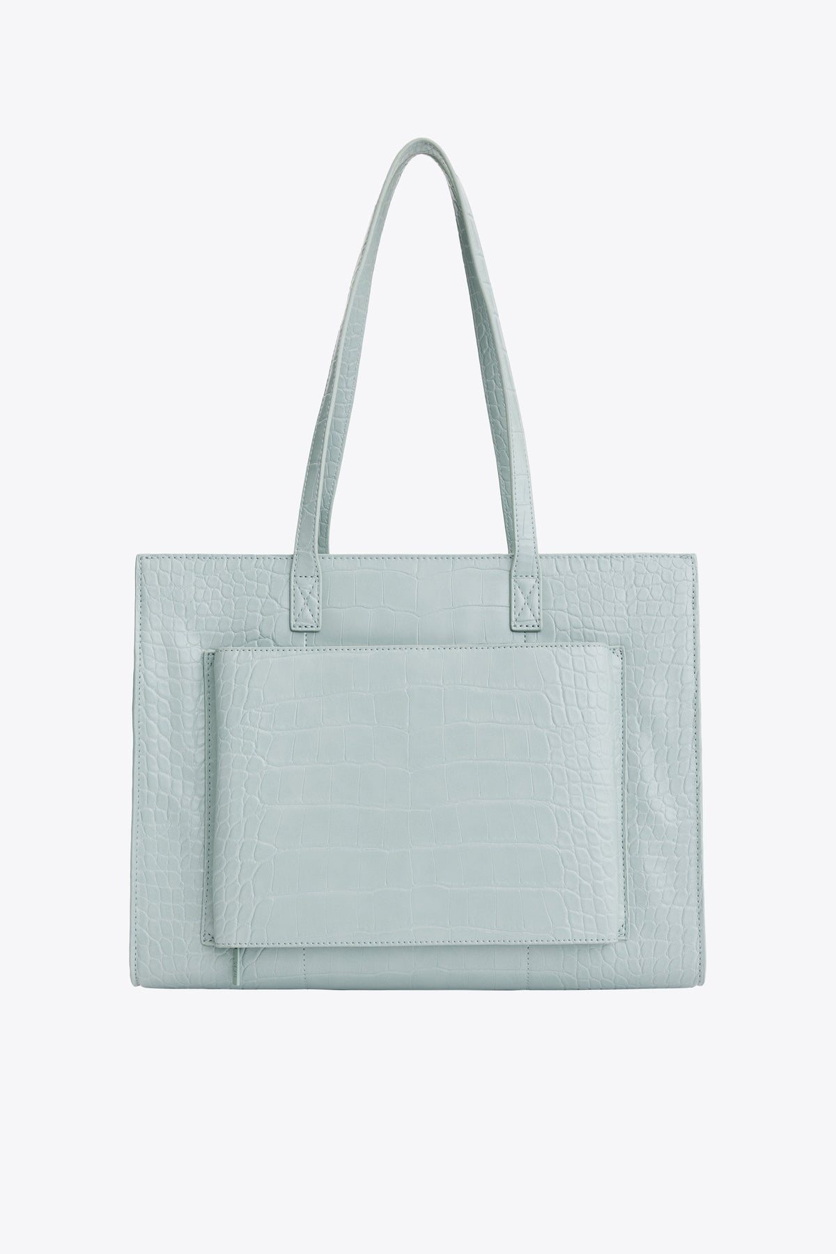 Resale The Work Tote in Slate Croc - Image 3
