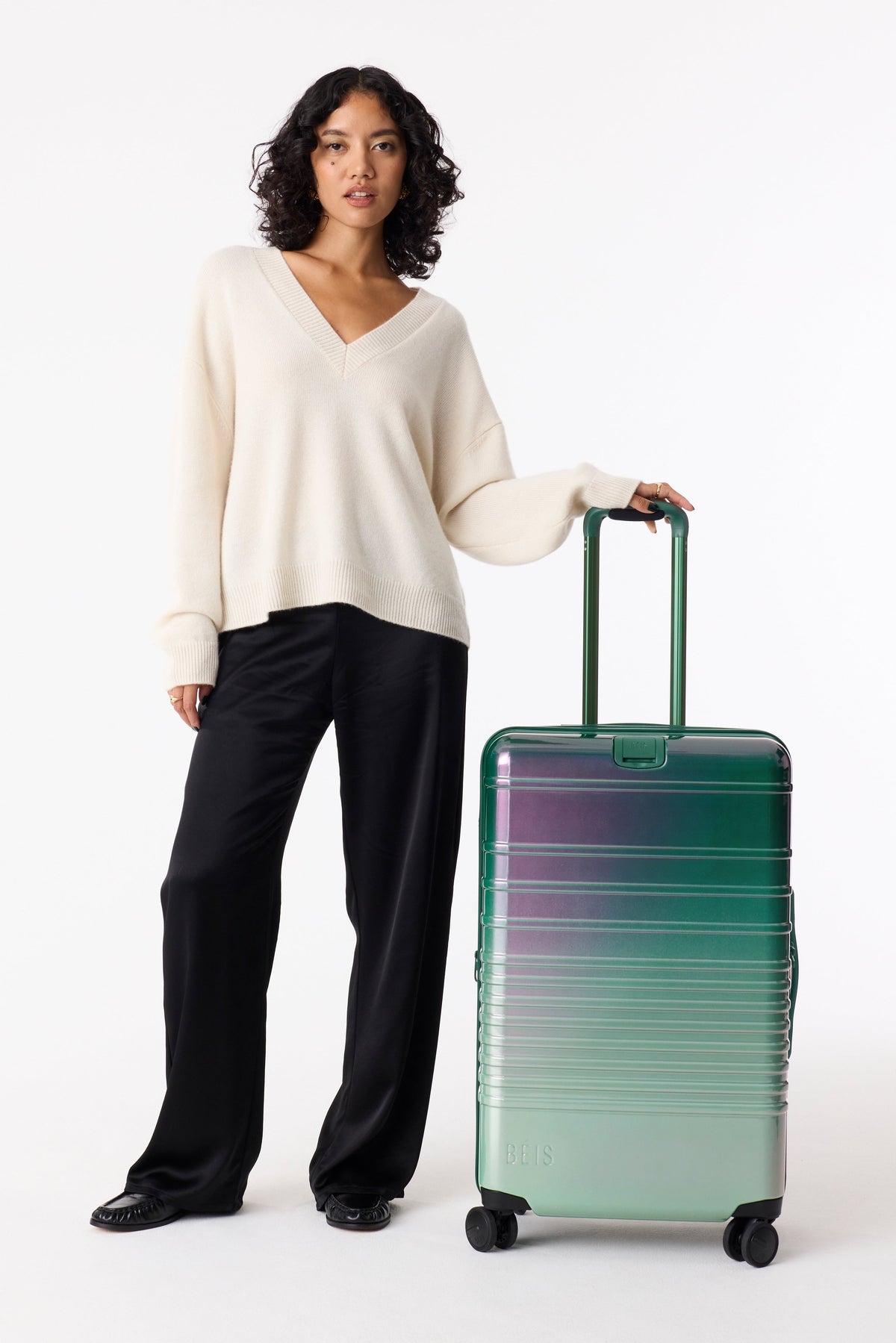 The Medium Check-In Roller in Wicked Green - Image 3