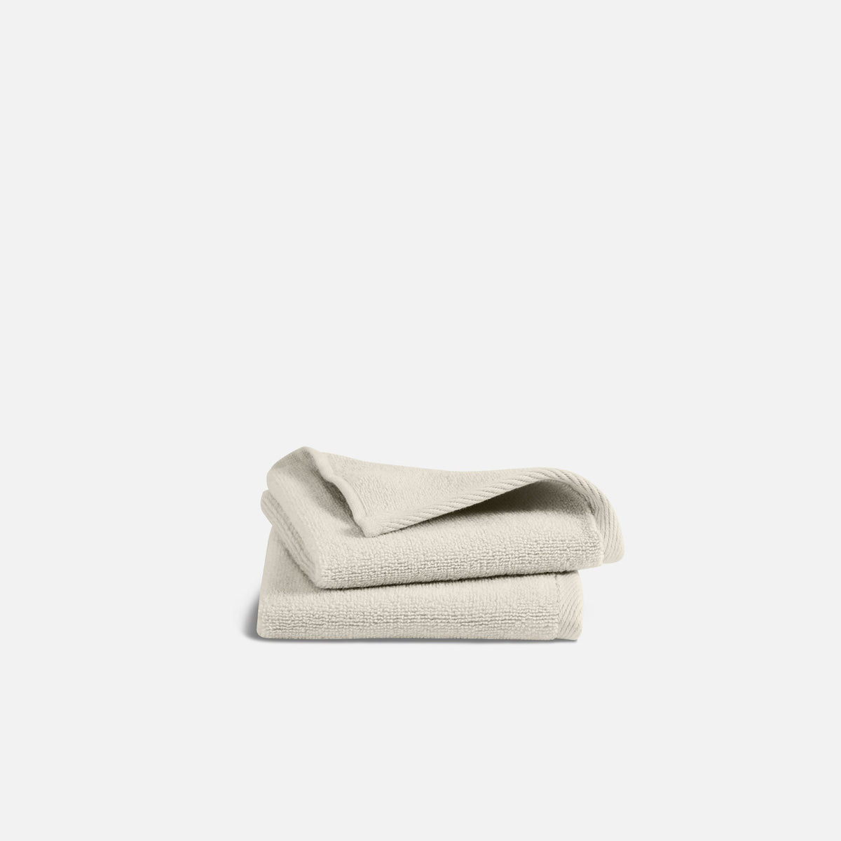 Plush Turkish Cotton Washcloths - Pebble