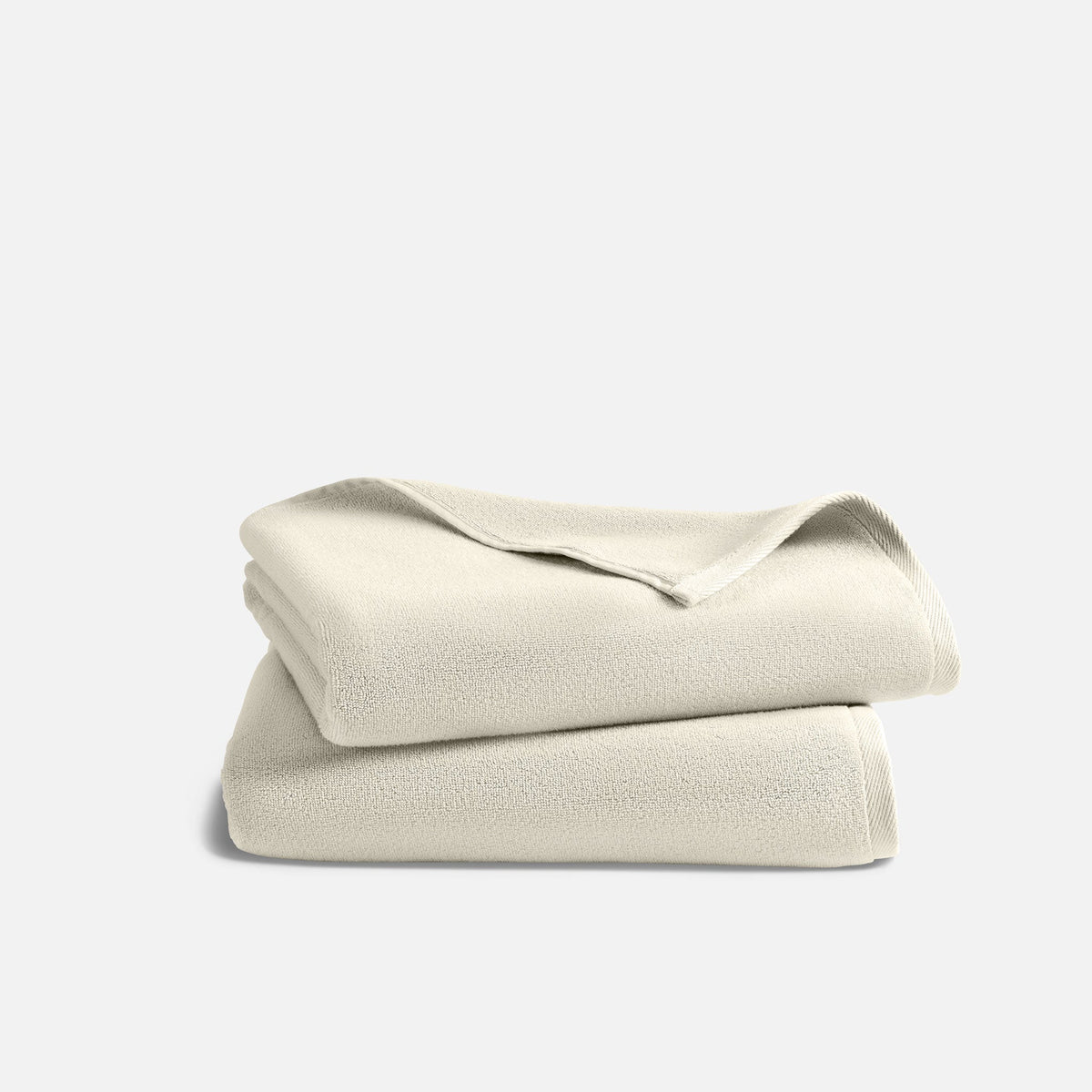 Plush Turkish Cotton Bath Sheets Set of 2 - Pebble
