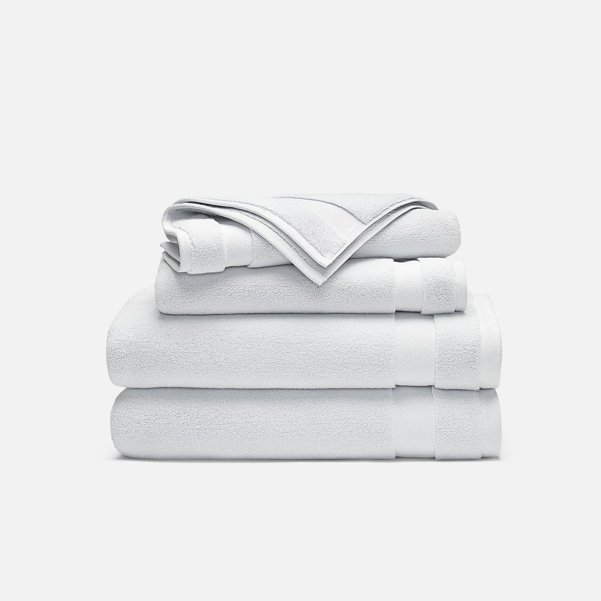 Super-Plush Turkish Cotton Bath Towel Bundle - Cloud