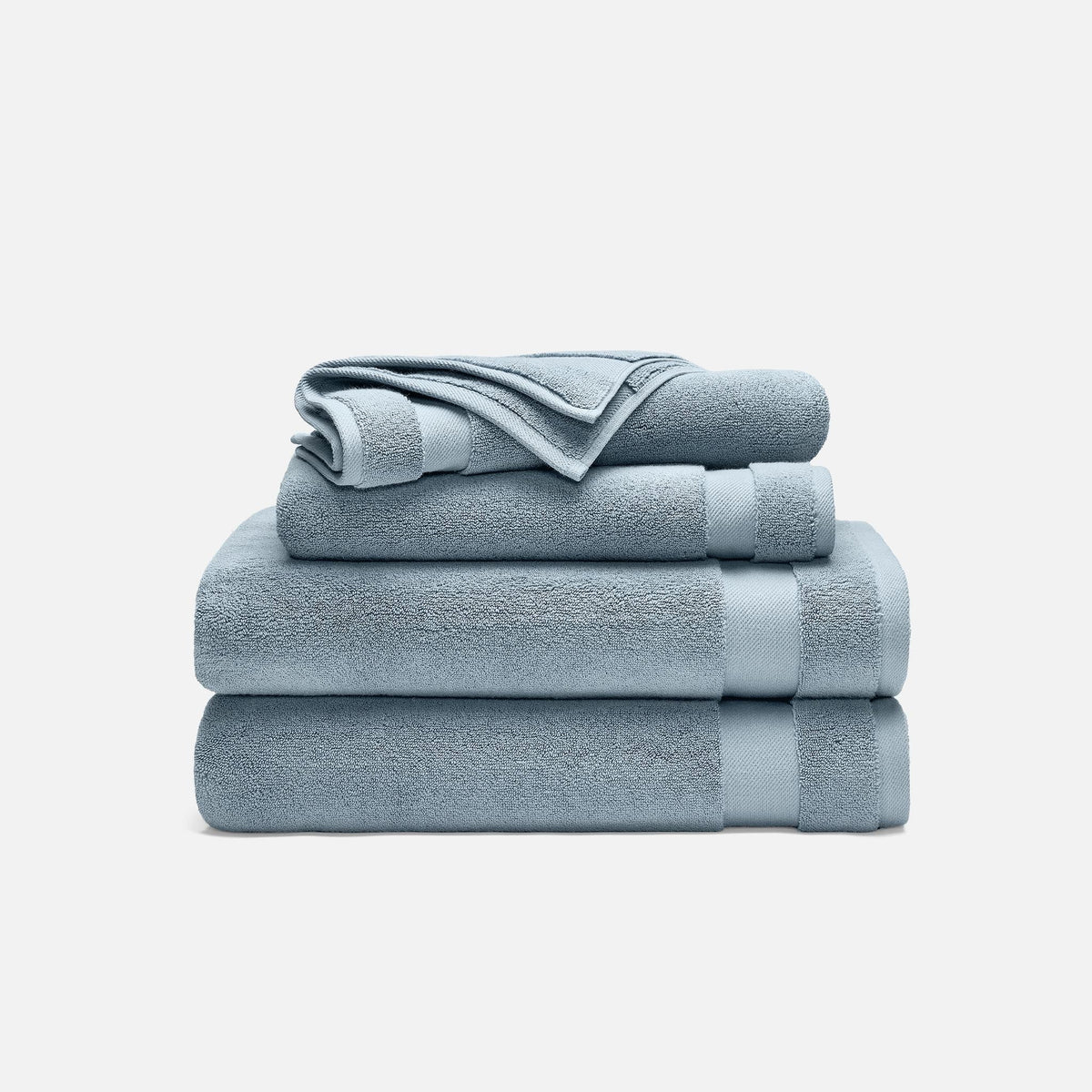 Super-Plush Turkish Cotton Bath Towel Bundle - Storm