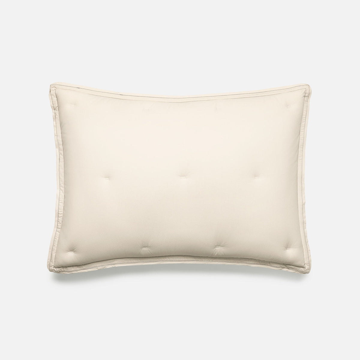 Washed Classic Percale Sham Set - Cream