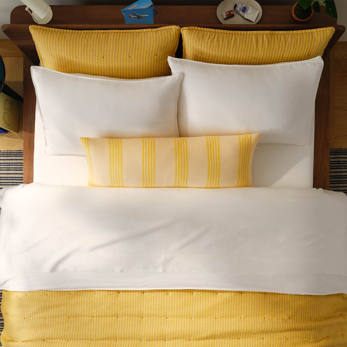 Set of 2 Washed European Linen Core Sheet Set Bundle - Image 137