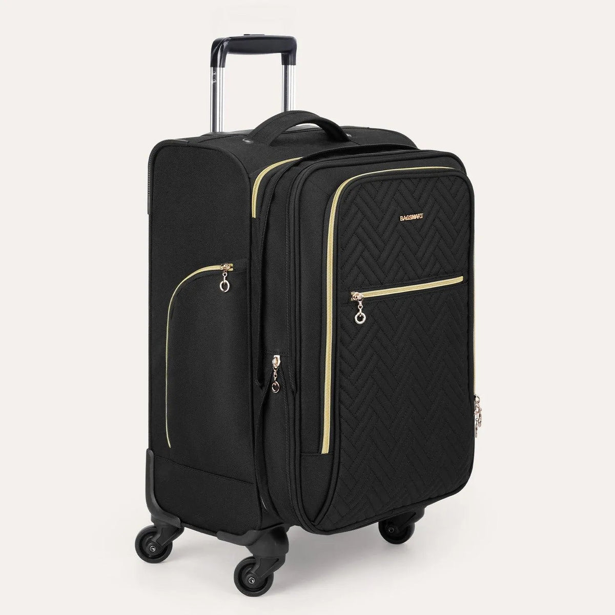 20 Inch Bonchemin Quilted Business & Travel Suitcase - Image 2