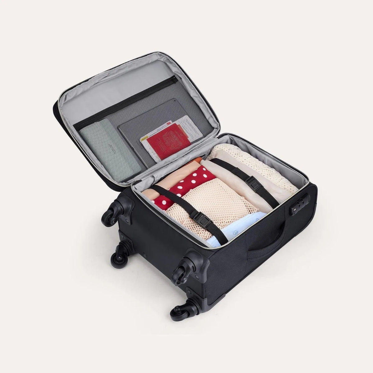 20 Inch Bonchemin Quilted Business & Travel Suitcase - Image 6