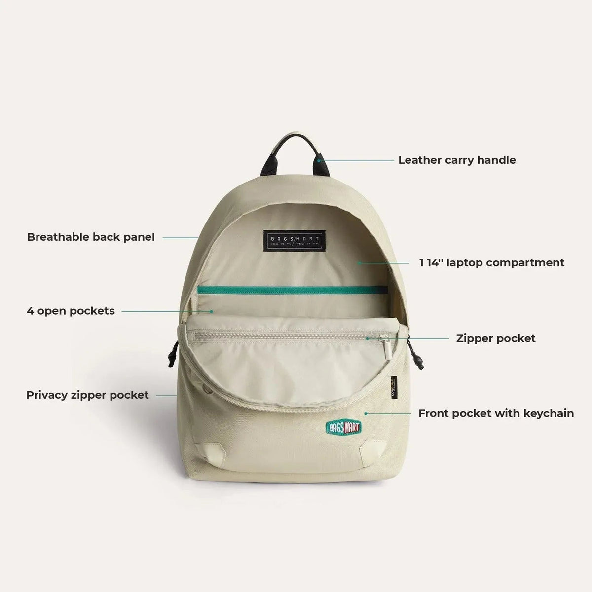 Ocean Cordura® Campus Backpack with Laptop Sleeve - Image 15