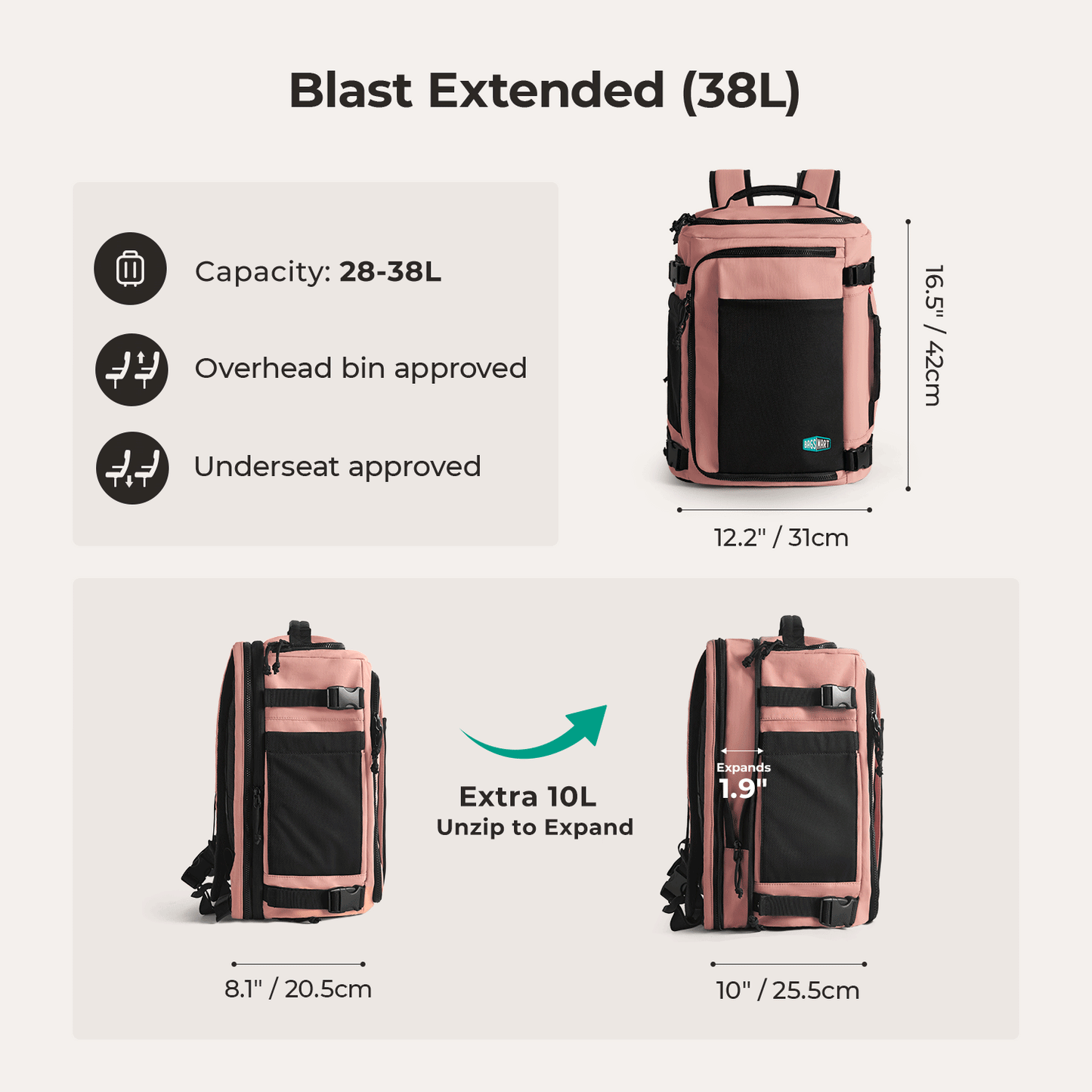 Blast Mesh Travel Backpack - Image 27