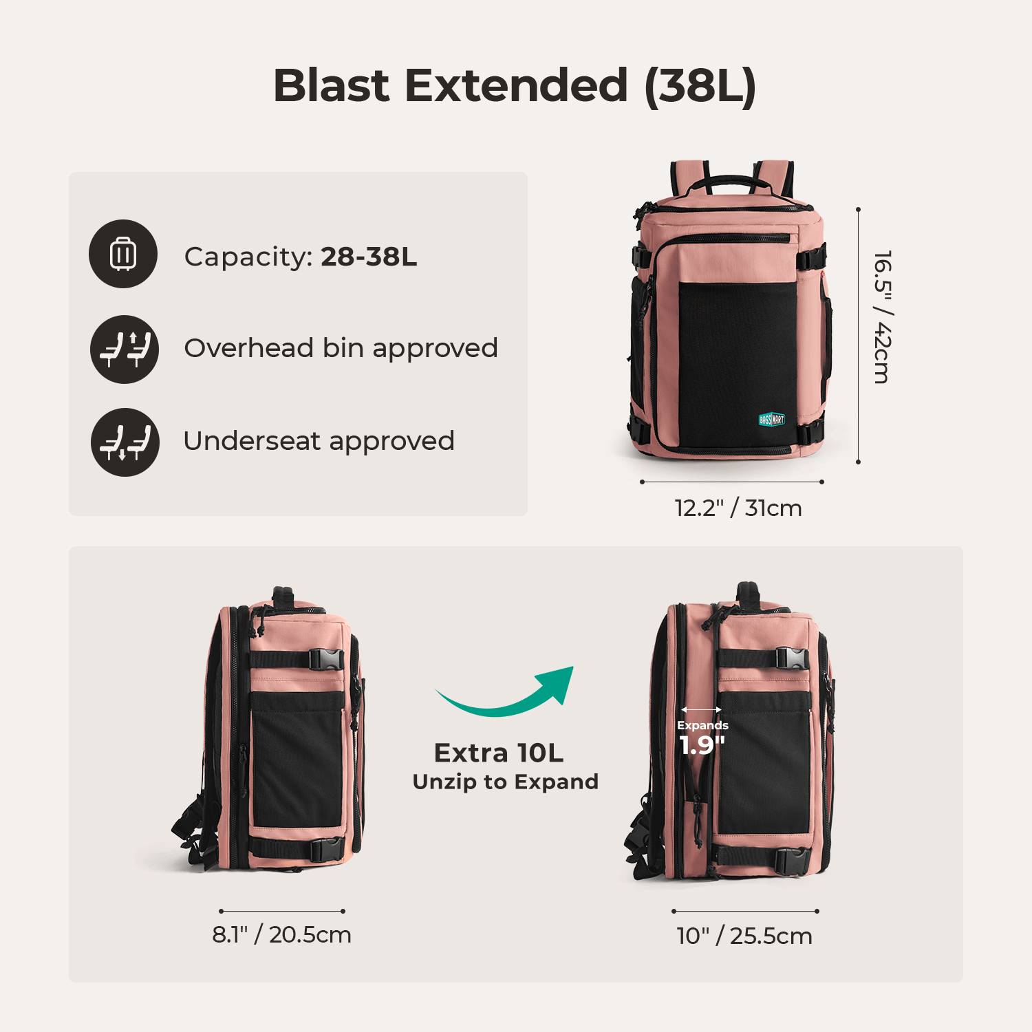 Blast Mesh Travel Backpack - Image 27