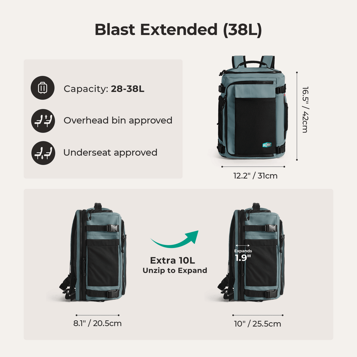 Blast Mesh Travel Backpack - Image 73