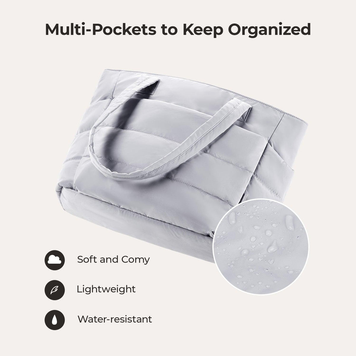 The Bubble 20L Puffy 15.6" Laptop Work Tote - Image 58