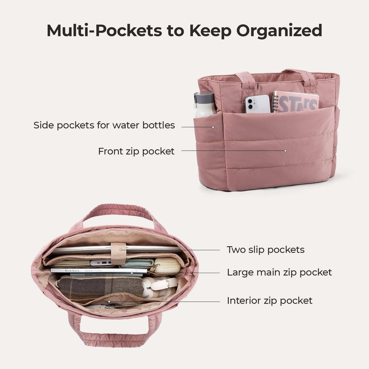 The Bubble 20L Puffy 15.6" Laptop Work Tote - Image 30