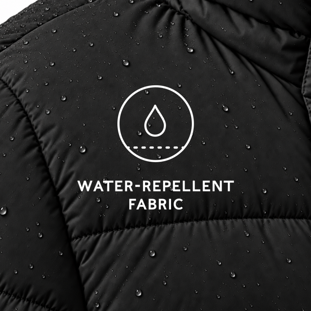 Bartlett Womens Longline Insulated Padded Coat - Black - Image 9