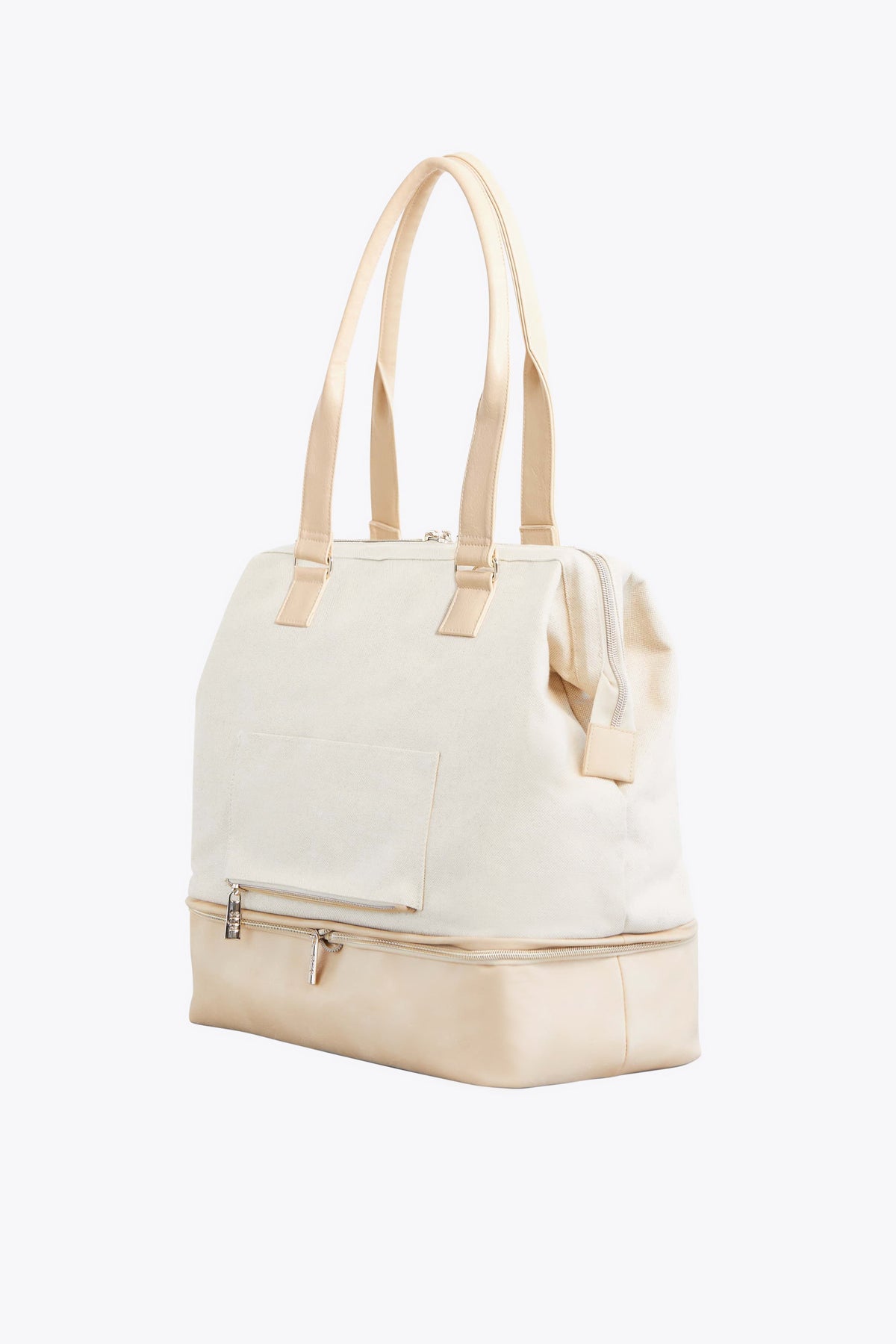 The Convertible Mini Weekender in Beige - Image 3