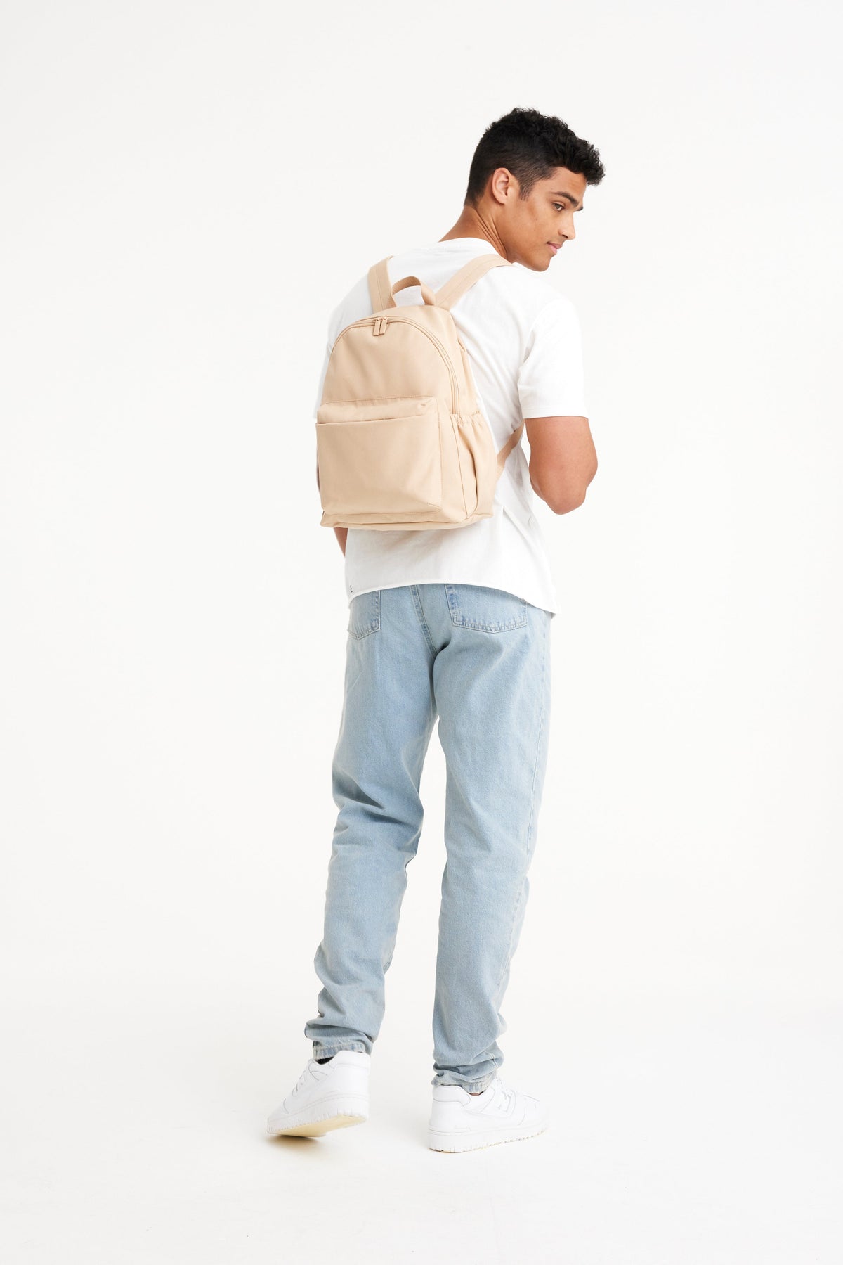 The BÉISics Backpack in Beige - Image 4