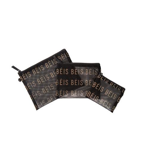 The Mesh Pouch Trio in Black - Image 7