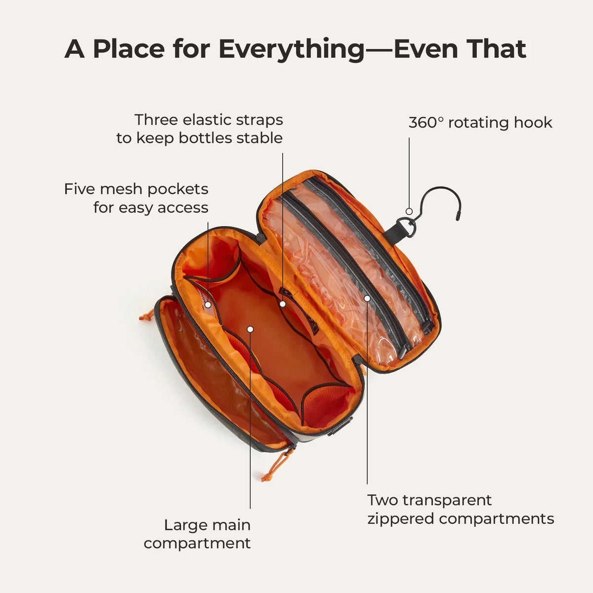 Blast 4.5L Hanging Toiletry Bag - Image 2