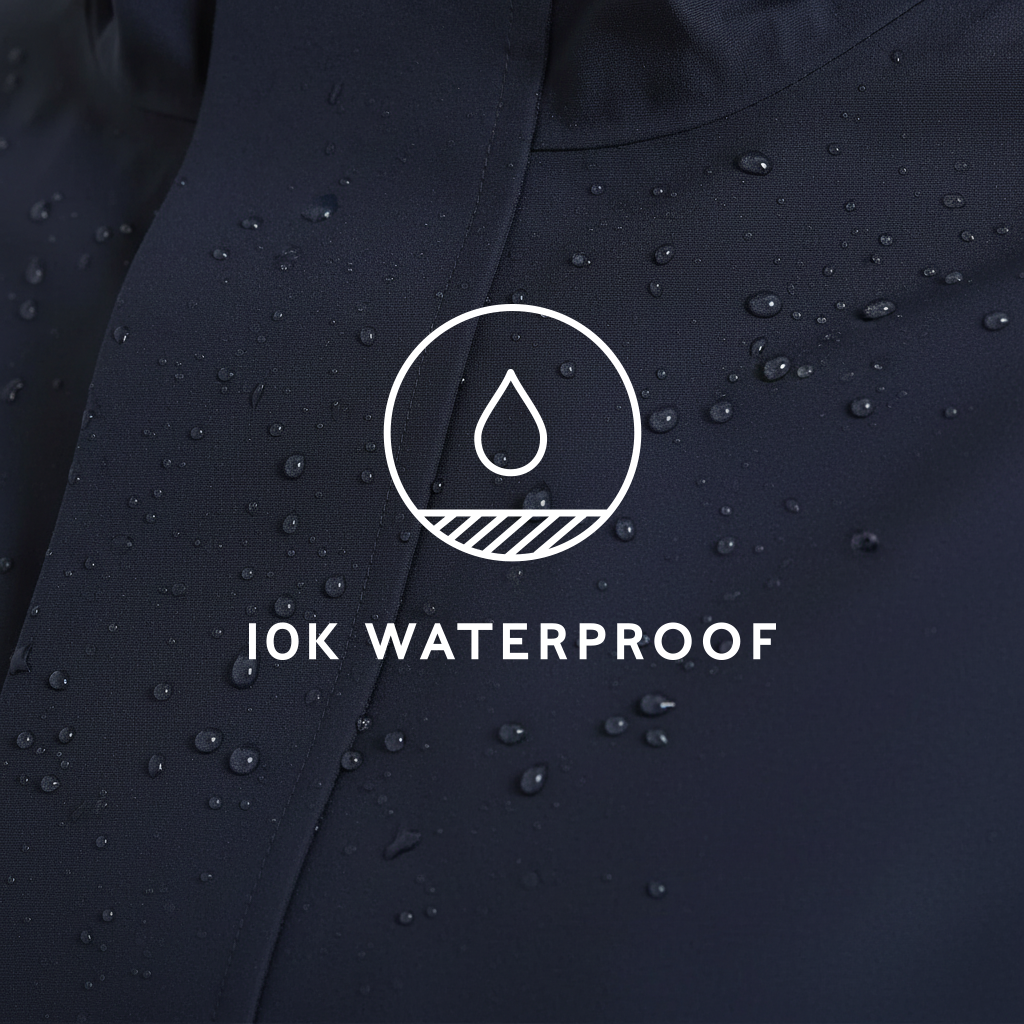 Burradon Womens Waterproof Jacket - Dark Indigo - Image 8