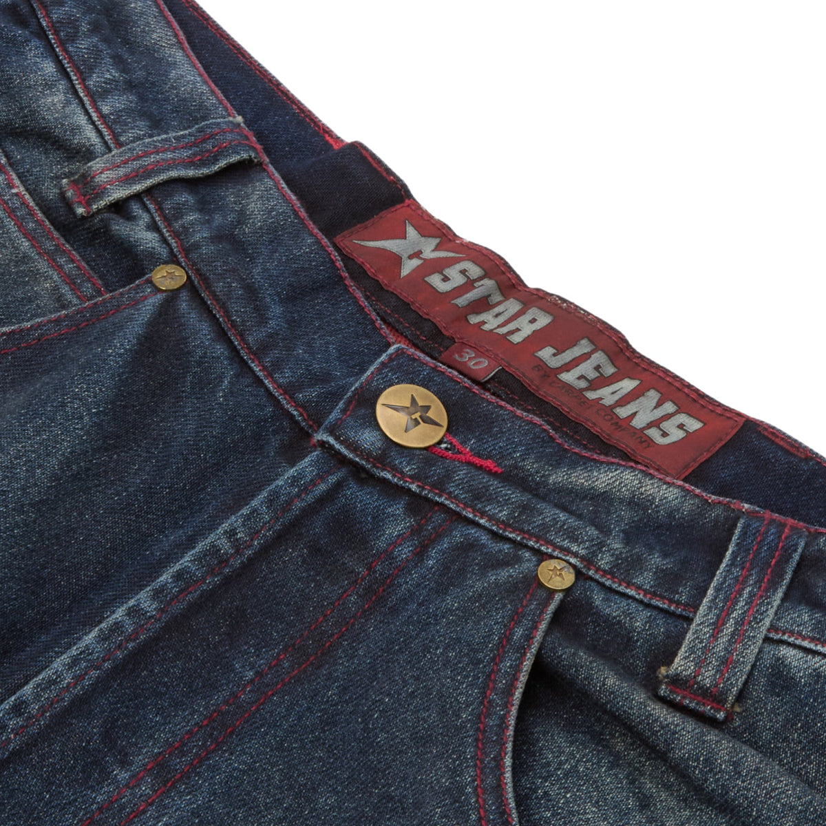 Carpet Company Aged C-Star Jeans (Blue) - Image 3