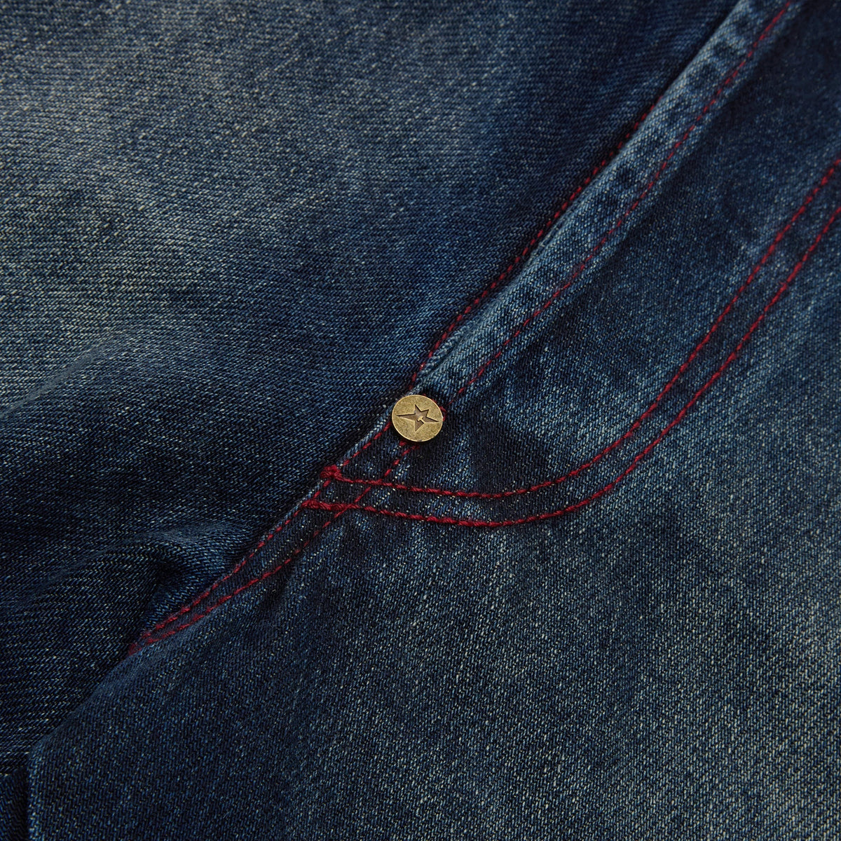 Carpet Company Aged C-Star Jeans (Blue) - Image 4