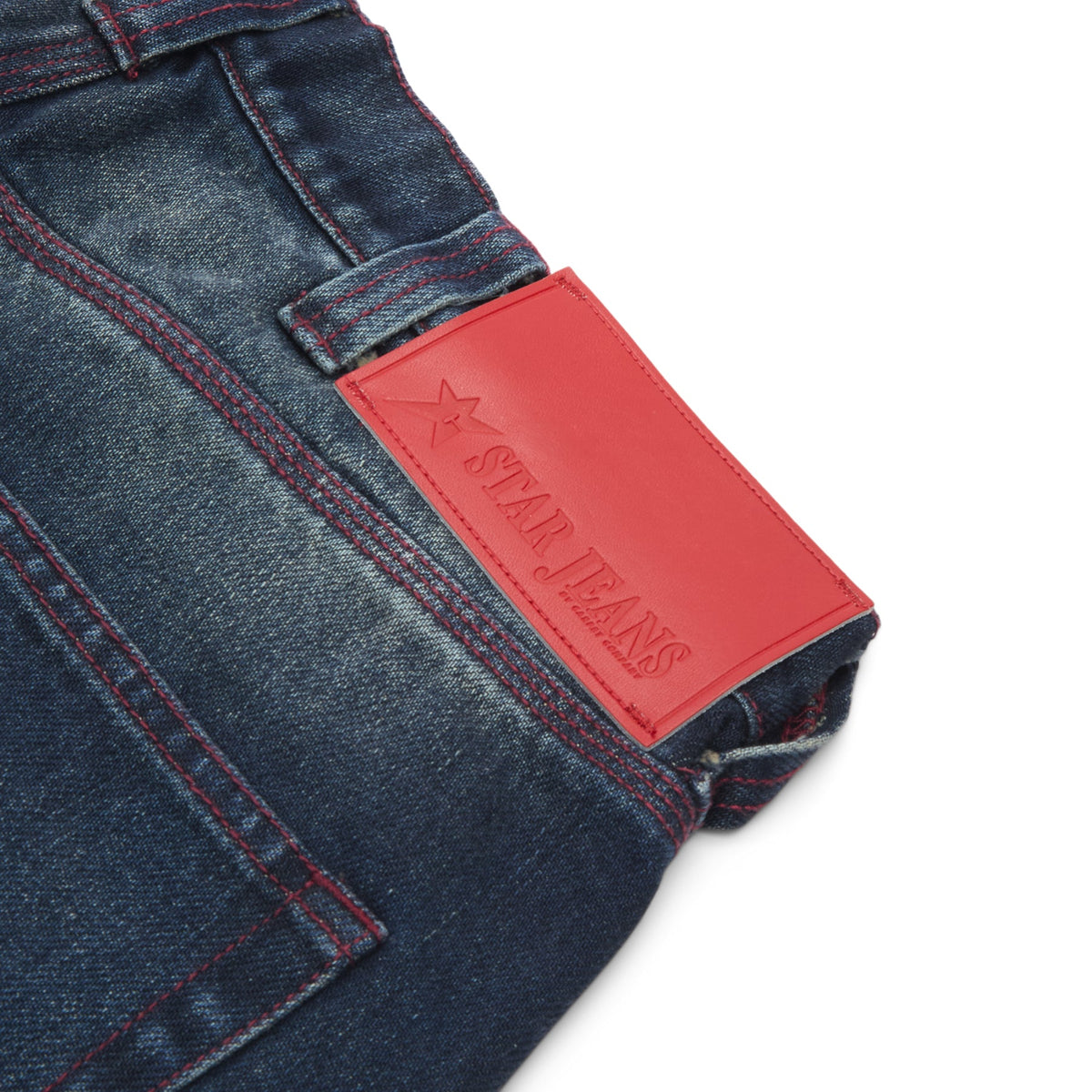 Carpet Company Aged C-Star Jeans (Blue) - Image 5
