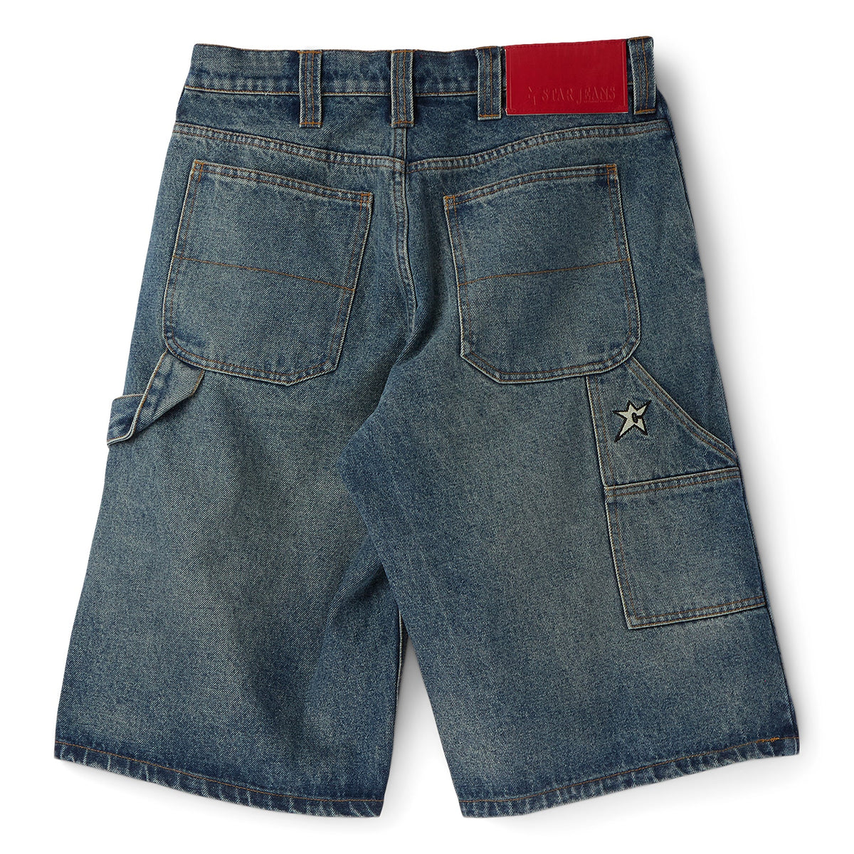 Carpet Company C-Star Double Knee Shorts (Blue) - Image 2