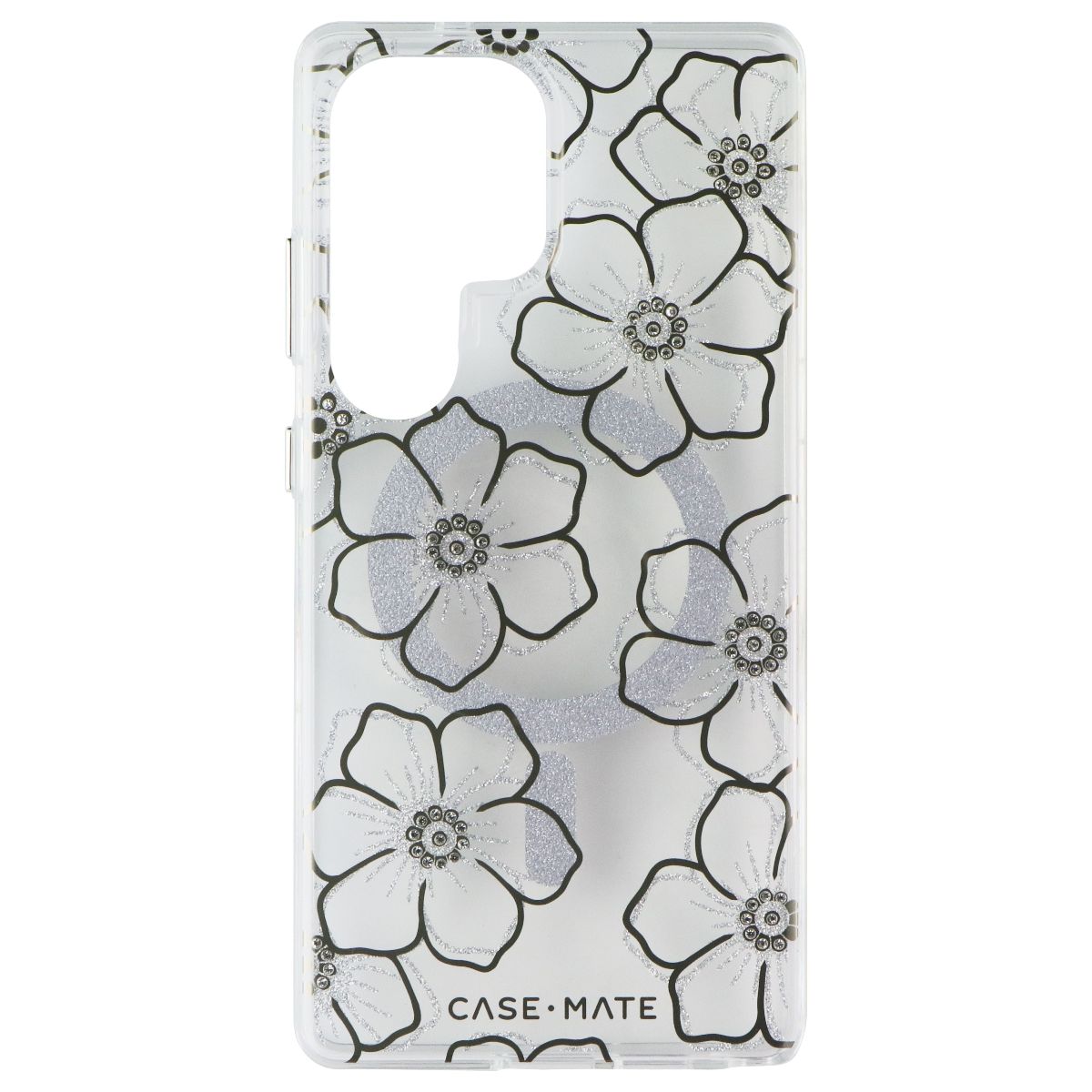 Case-Mate Magnetic Sparkle Case for Samsung Galaxy S25 Ultra - Floral Gems - New - Image 2