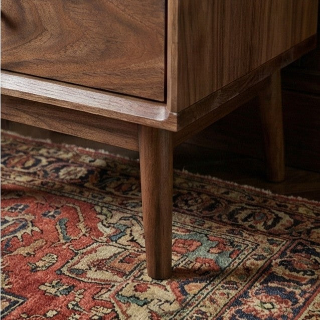Wright Walnut Bedside Table - Image 8