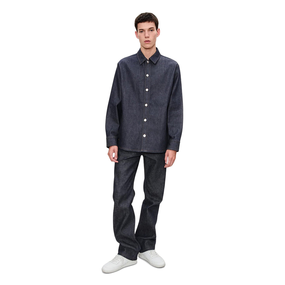 A.P.C. Japanese Denim Jacket (Dark Indigo) - Image 2