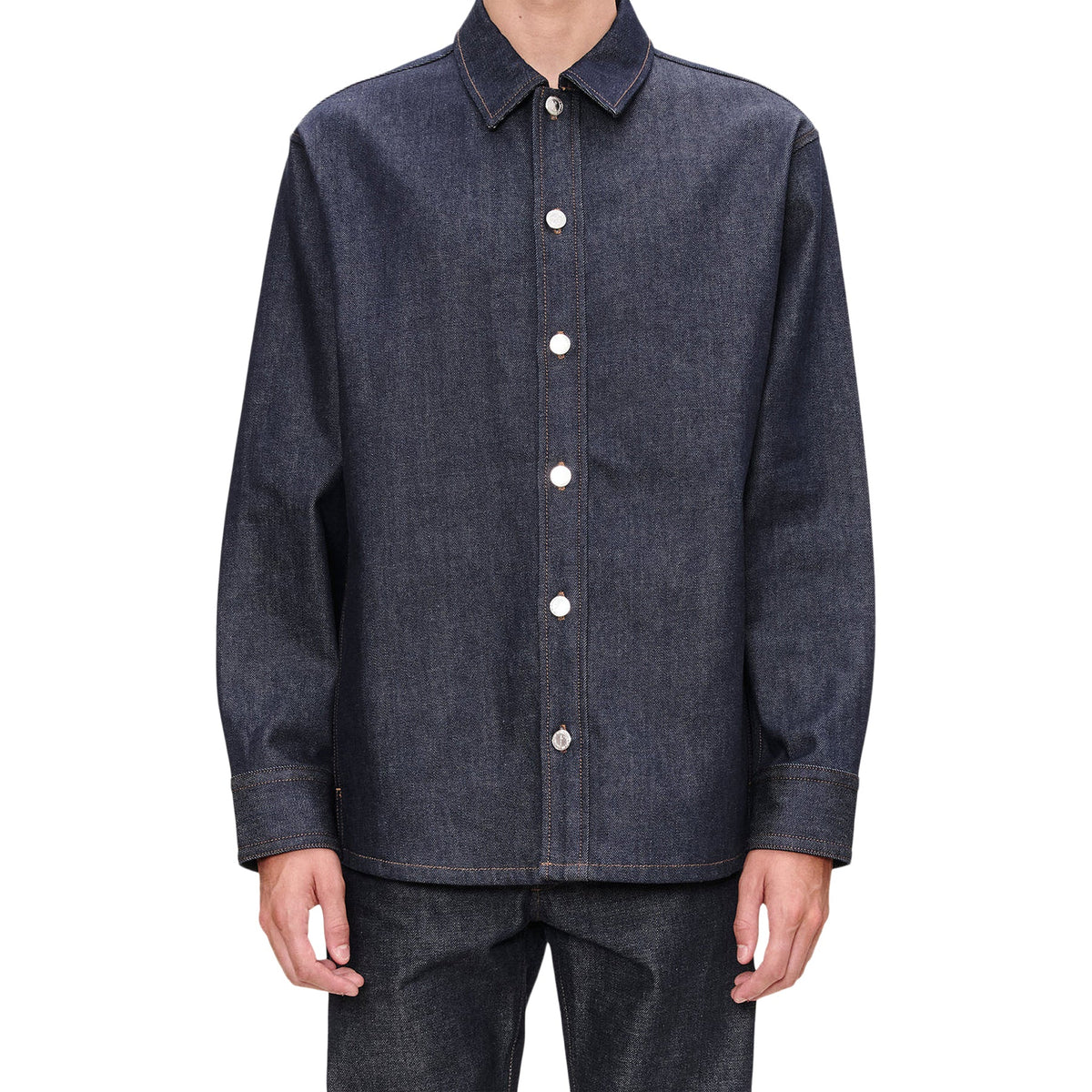 A.P.C. Japanese Denim Jacket (Dark Indigo) - Image 4
