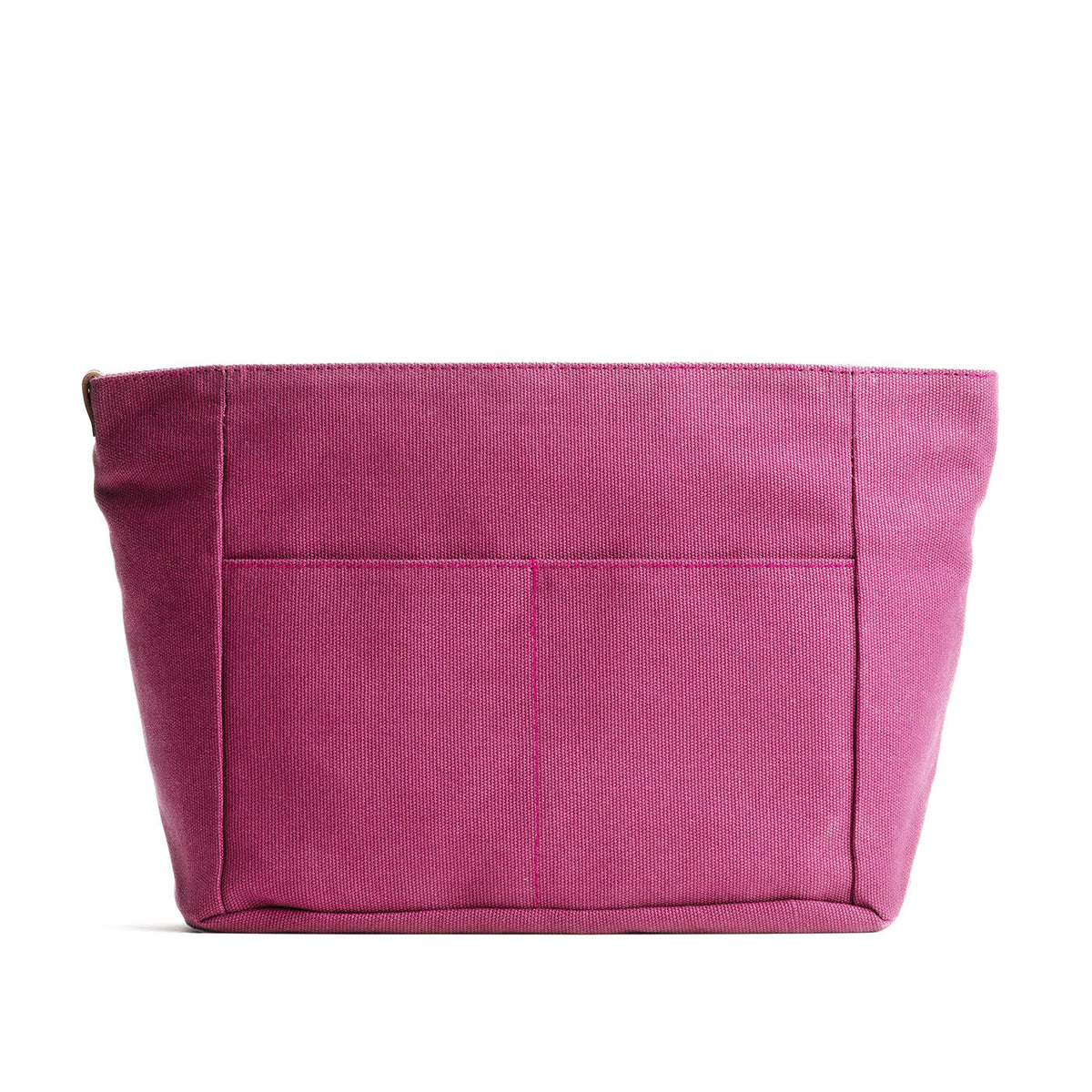 Canvas Purse Organizer - Dragonfruit / Zipper / Medium