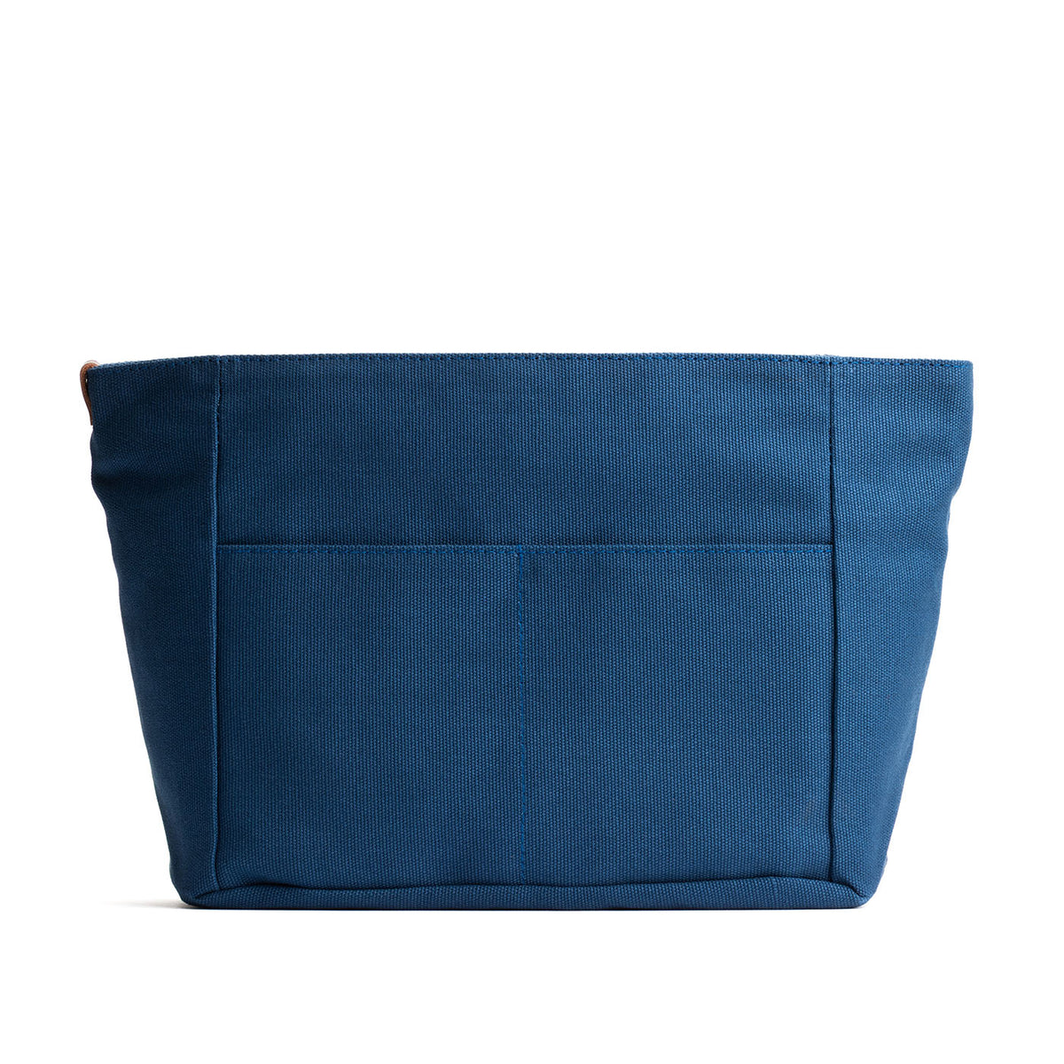 Canvas Purse Organizer - Naples Blue / Zipper / Medium