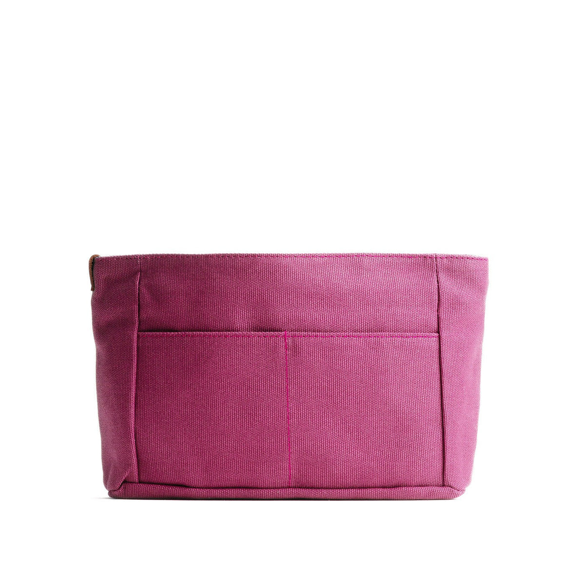 Canvas Purse Organizer - Dragonfruit / Zipper / Small