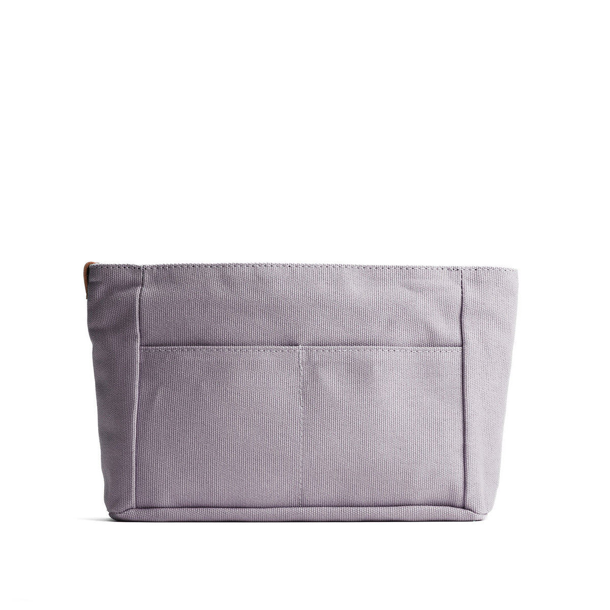 Canvas Purse Organizer - Gray / Zipper / Small