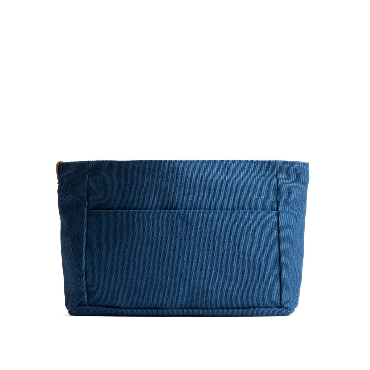 Canvas Purse Organizer - Naples Blue / Zipper / Small