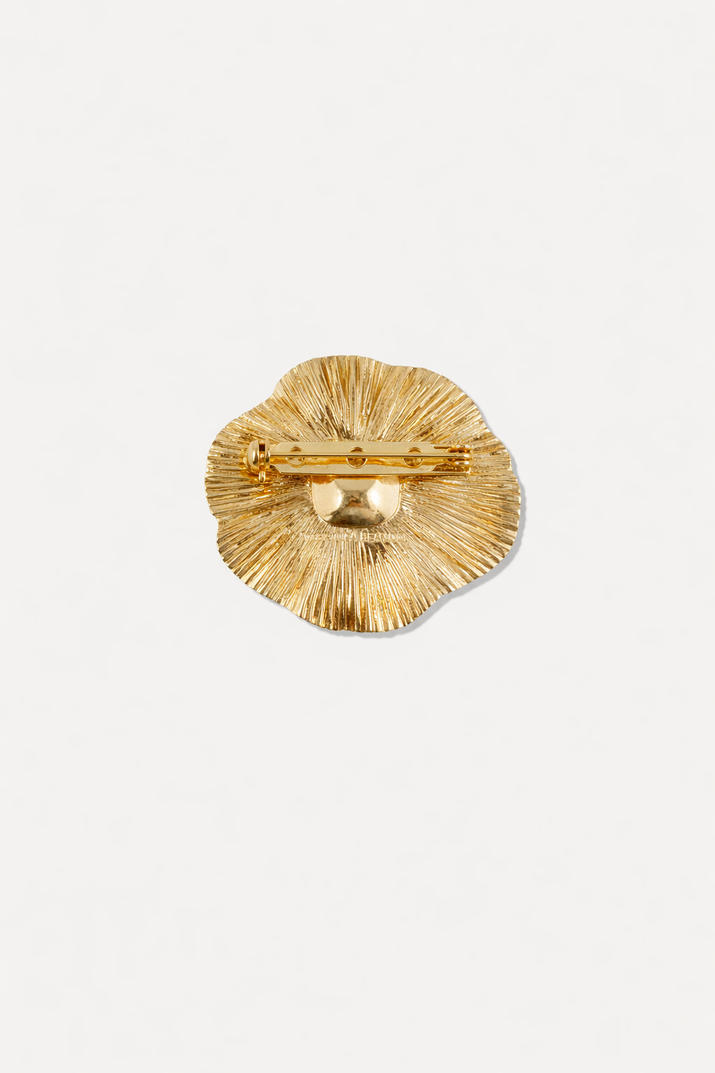 Gold Floral Brooch - Image 3